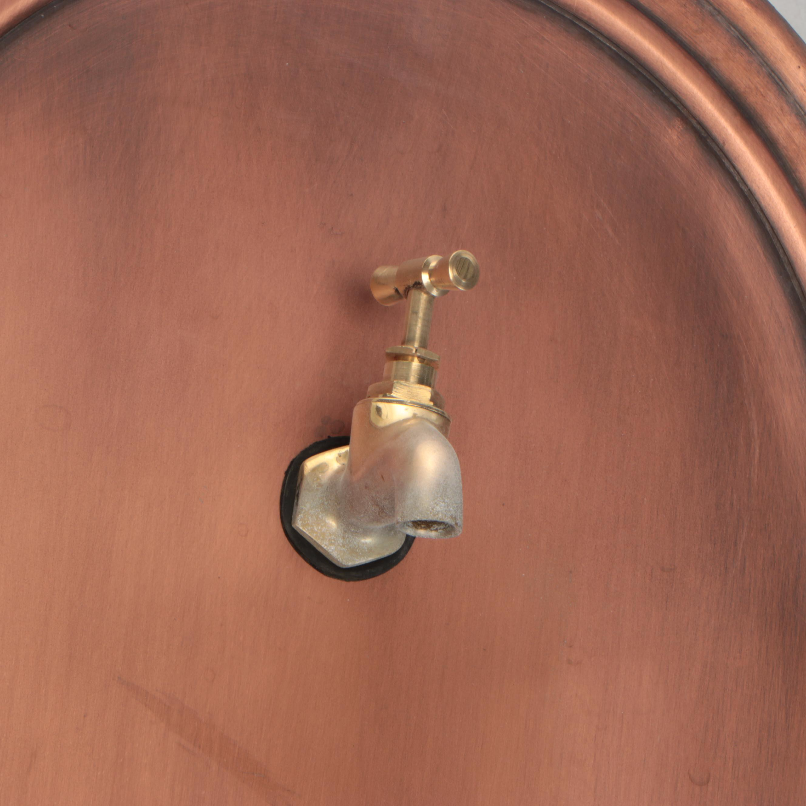 Contemporary Copper Wall Fountain