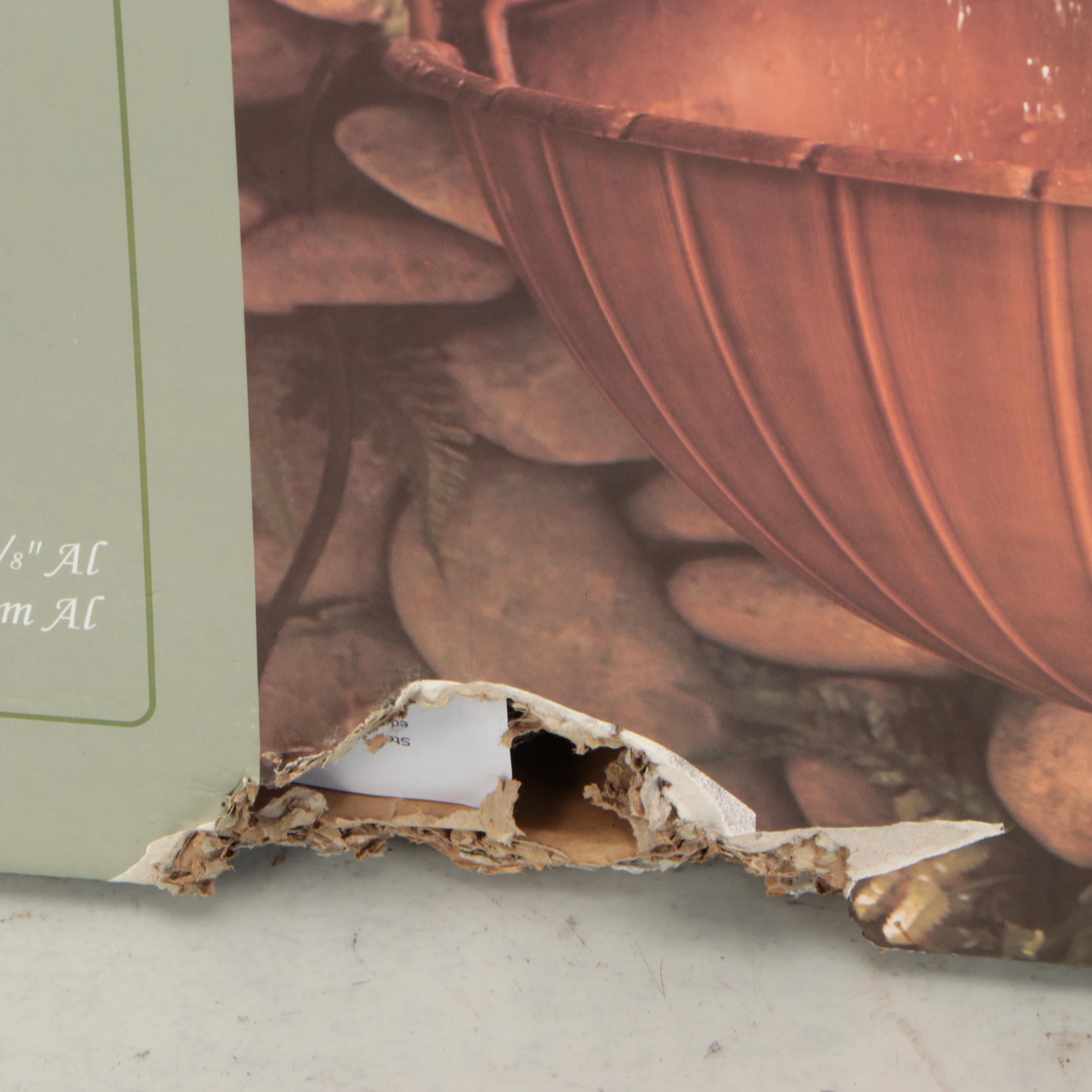 Contemporary Copper Wall Fountain