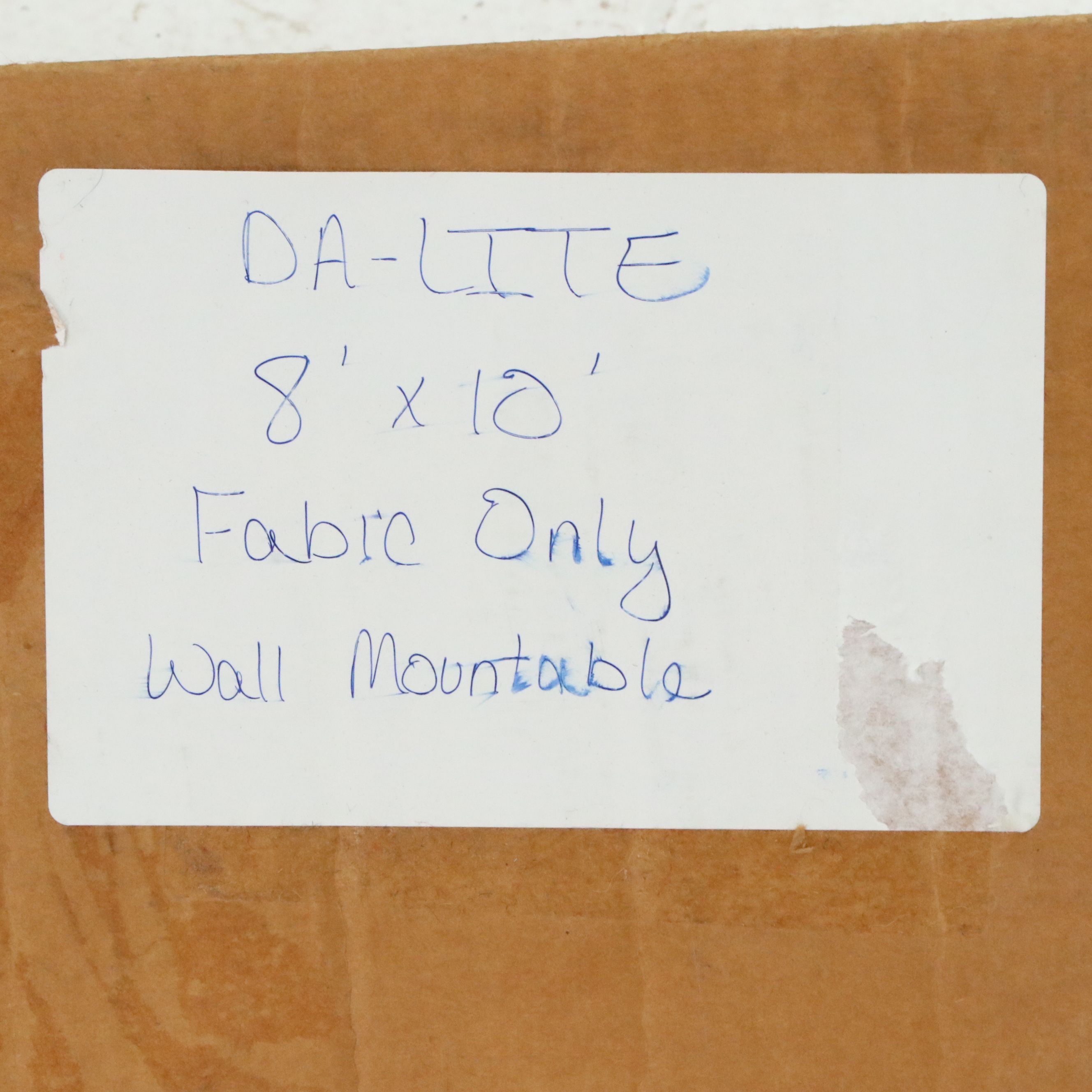 Da-Lite  8' x 10' Wall Mount Projection Screen Roll