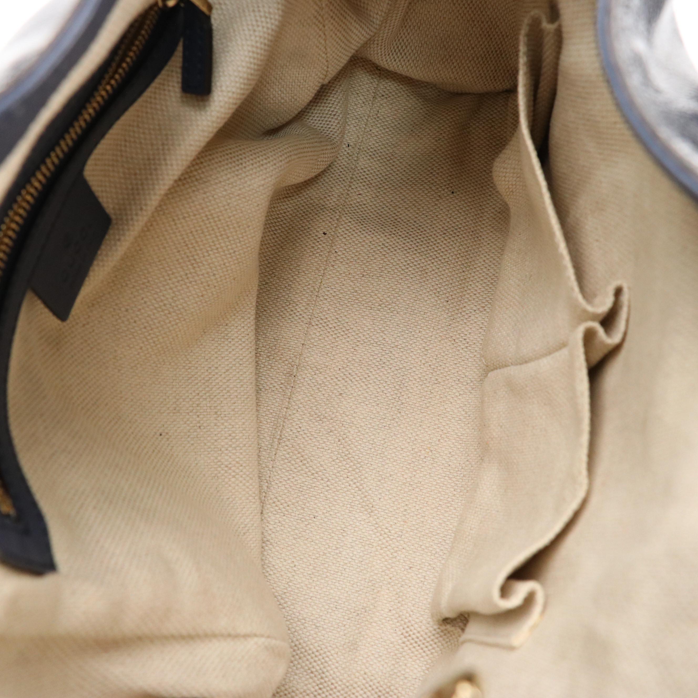 Gucci Patent Leather Soho Two-Way Bag with Tassel