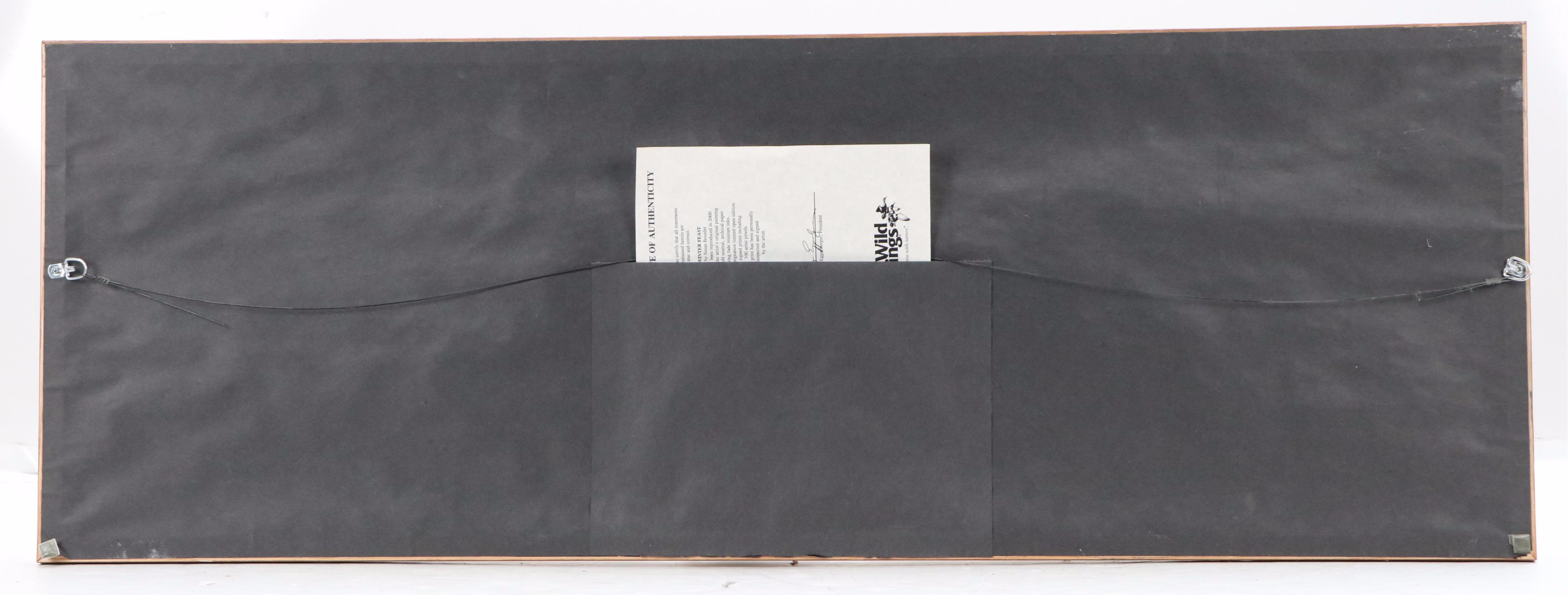 Susan D. Bourdet Offset Lithograph "Winter Feast," 2000