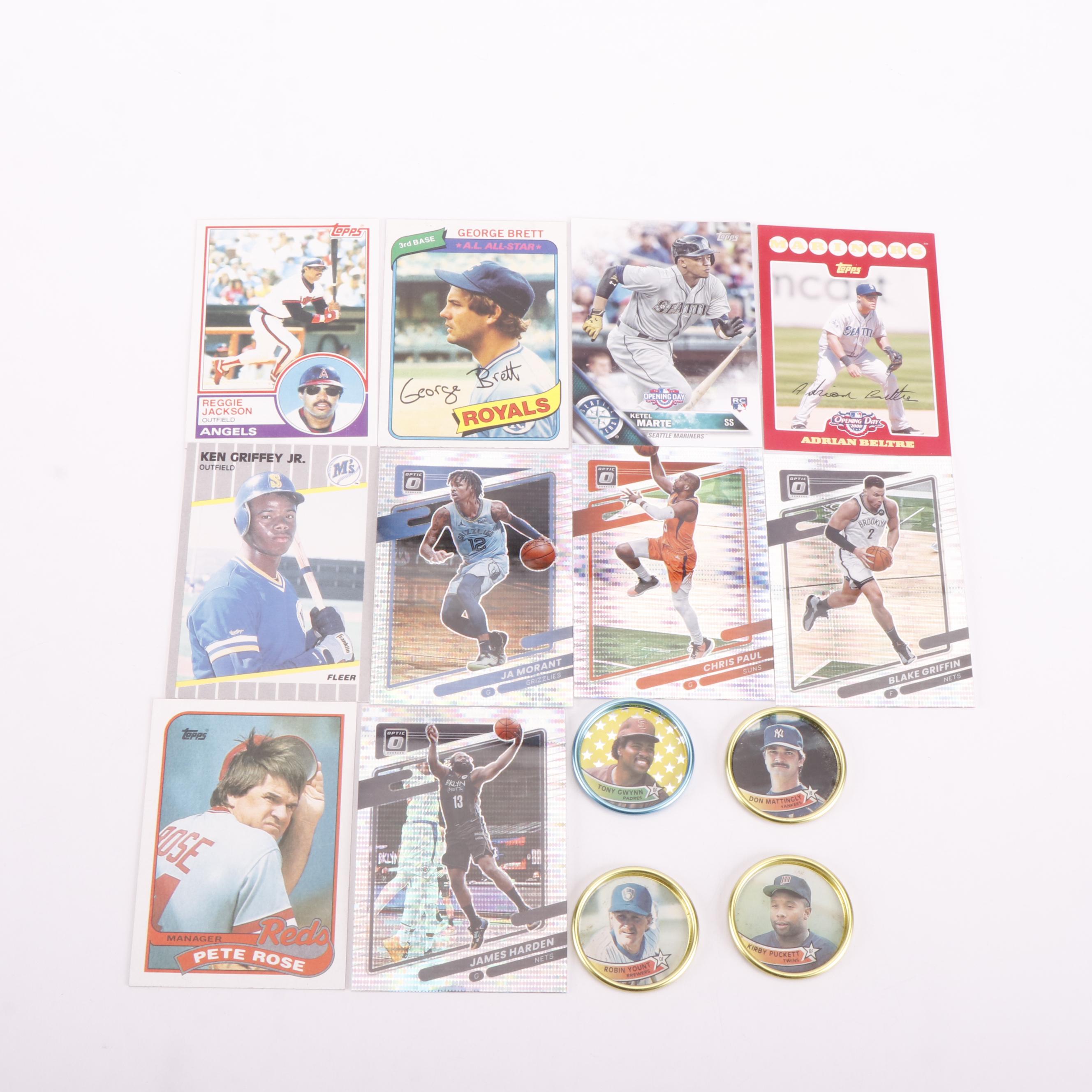 Carson Palmer Signed Mini Helmet with Gold Plated Baseball Cards and More