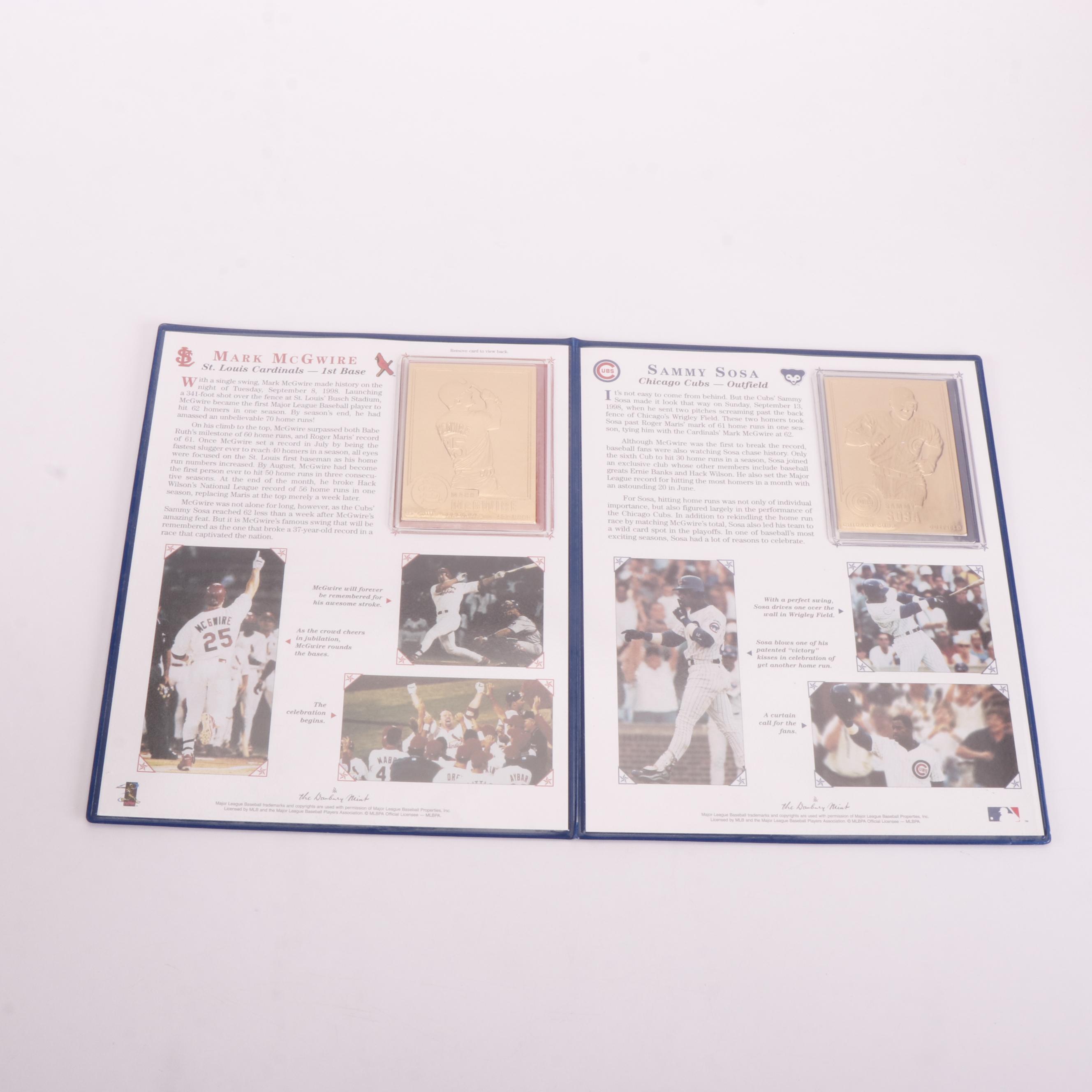 Carson Palmer Signed Mini Helmet with Gold Plated Baseball Cards and More