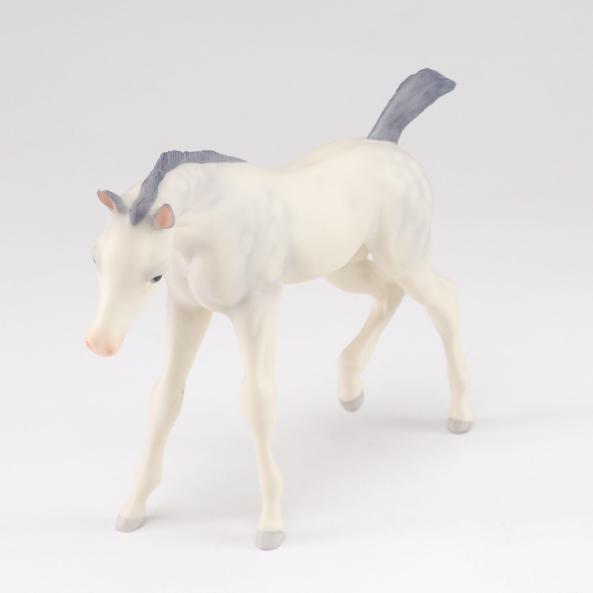 Cybis "Darby & Joan" with Gray Colt Porcelain Figurines