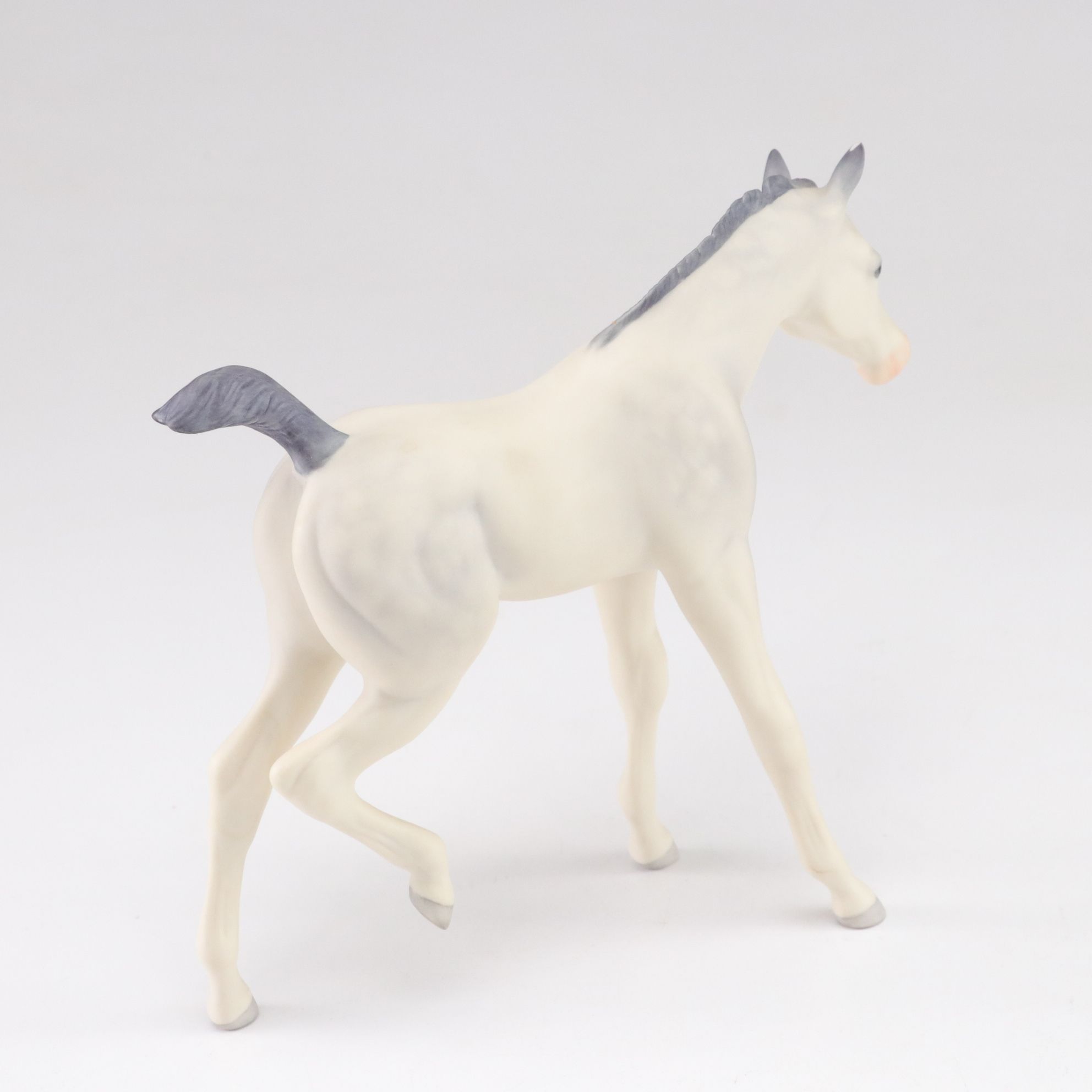 Cybis "Darby & Joan" with Gray Colt Porcelain Figurines