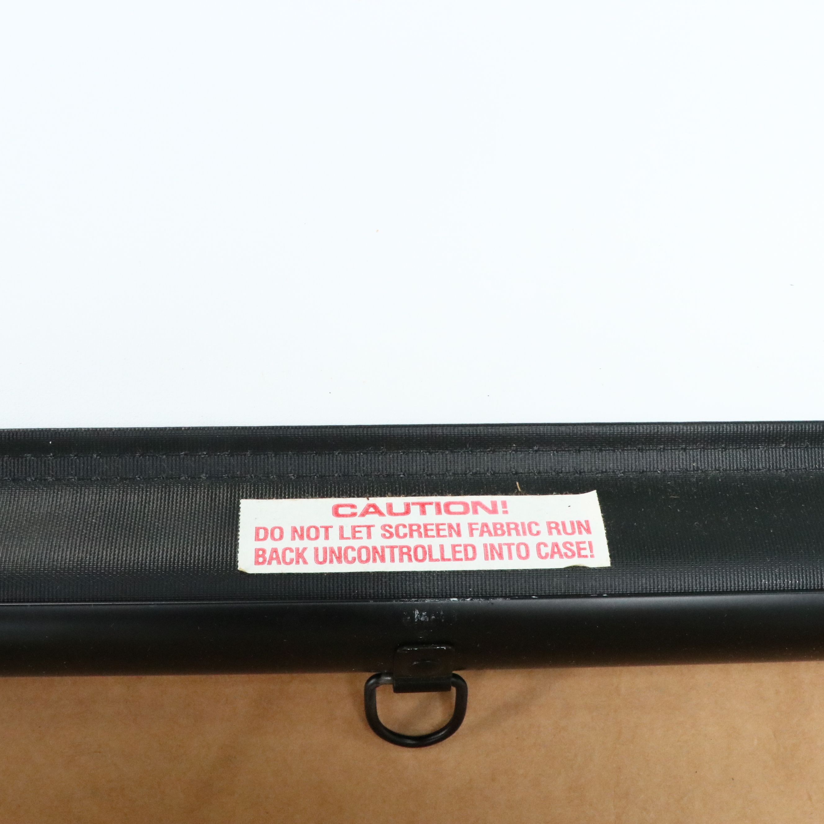 Da-Lite Model C White Metal Frame Manual Pulldown 8' x 10' Projection Screen