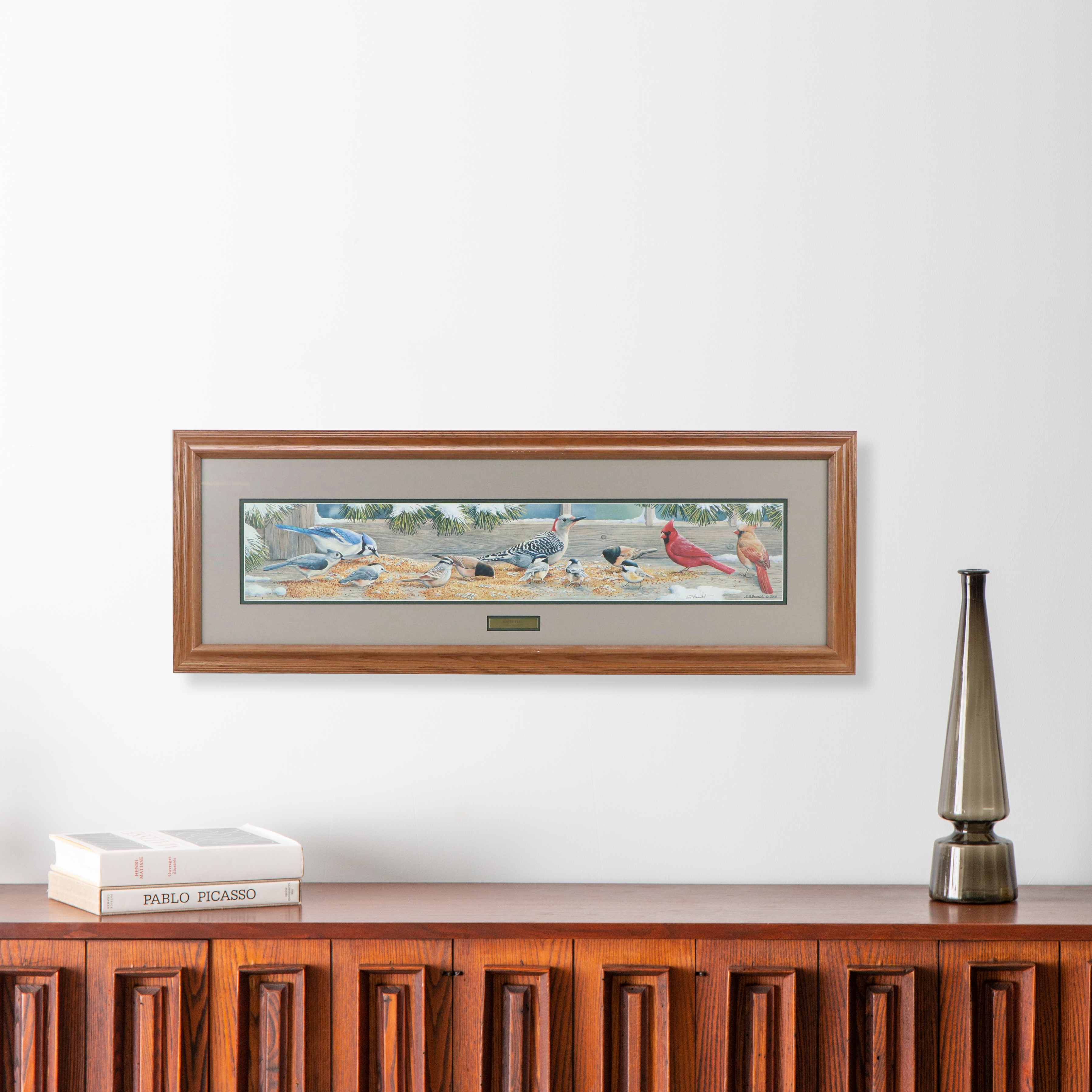 Susan D. Bourdet Offset Lithograph "Winter Feast," 2000