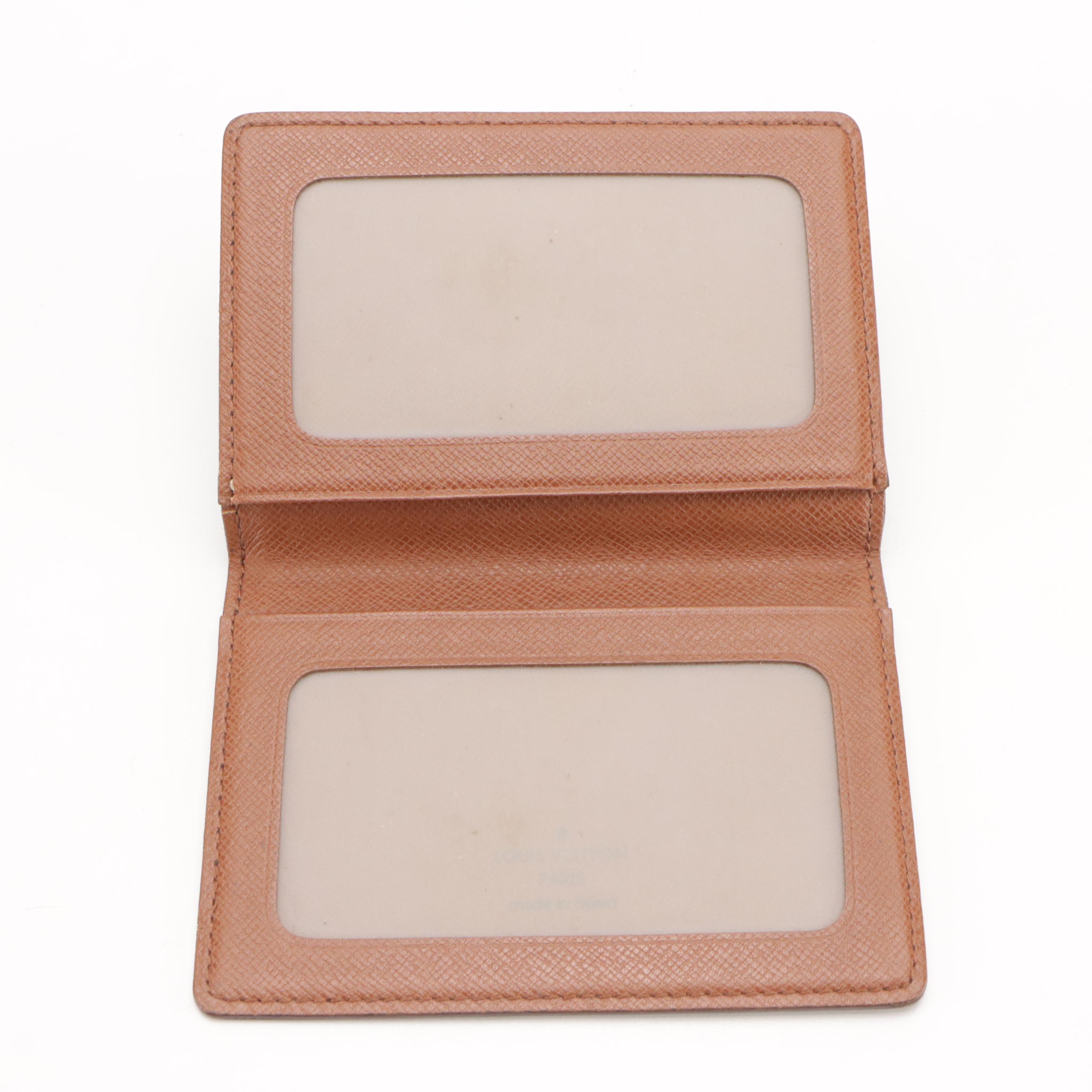 Louis Vuitton Bifold Card Holder/ID Case in Monogram Canvas