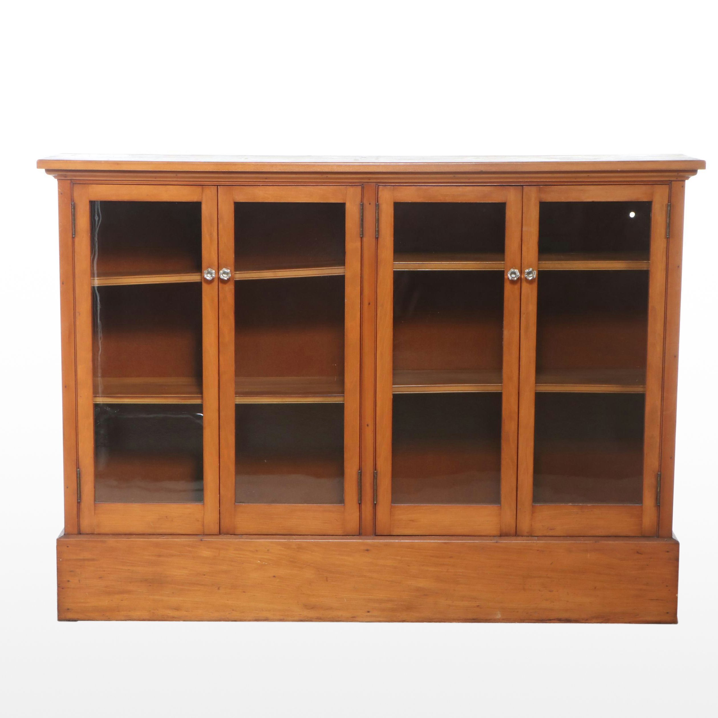 Arts & Crafts Maple Cabinet Bookcase, Early 20th Century