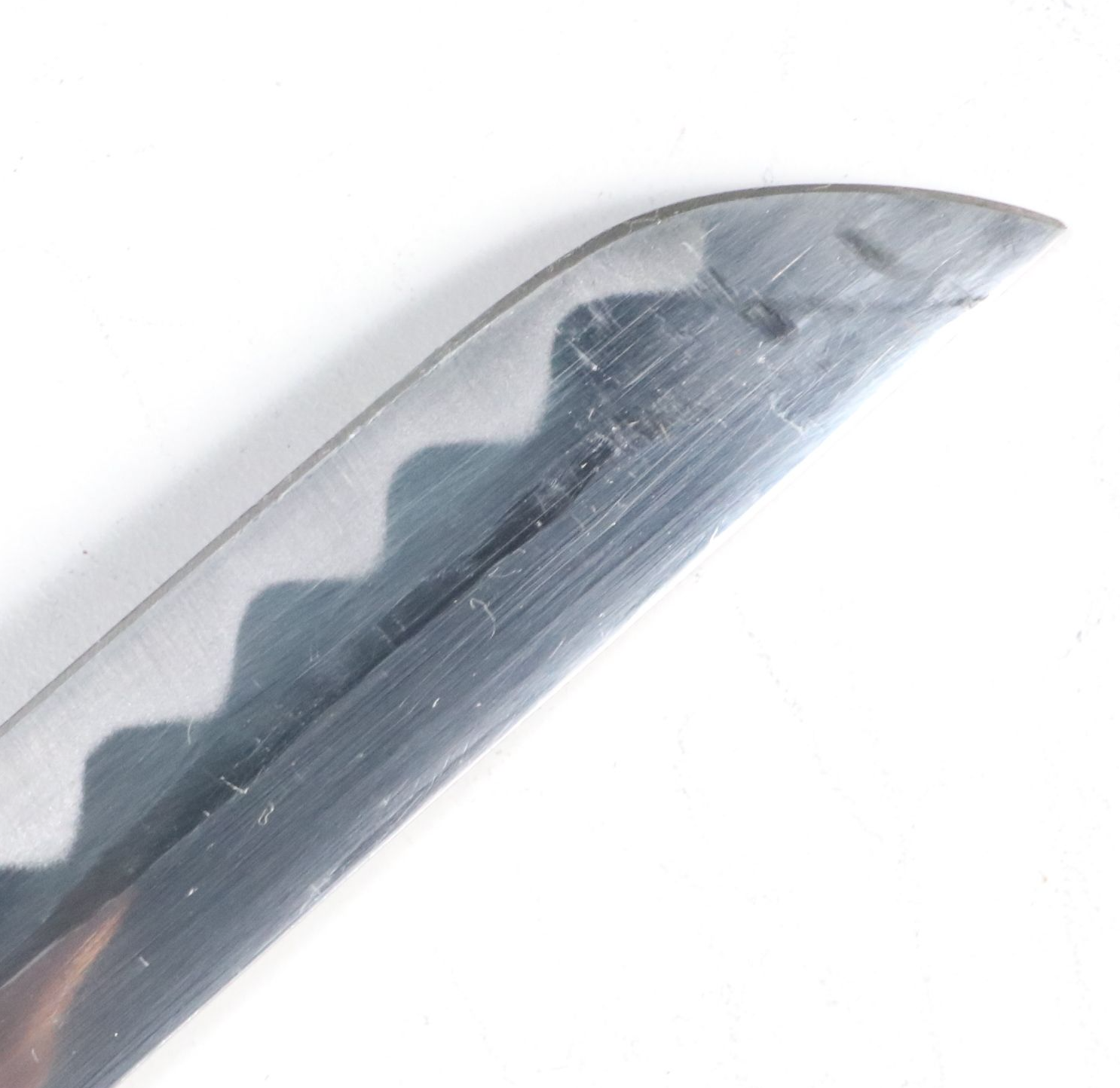 Contemporary Resin Dragon Handle Katana with Blue Scabbard