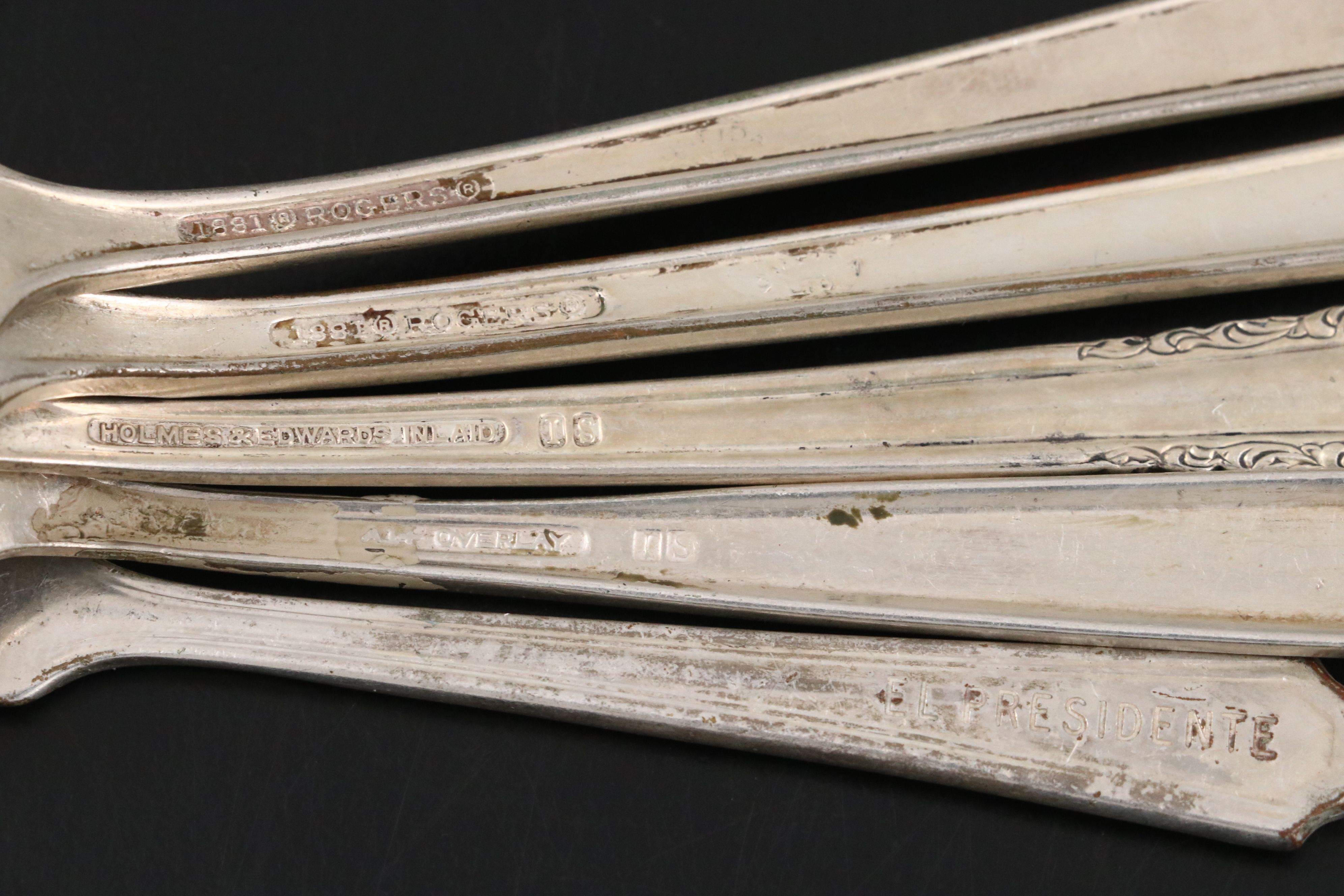 Oneida Community "Tudor Plate" with Other Silverplate Flatware