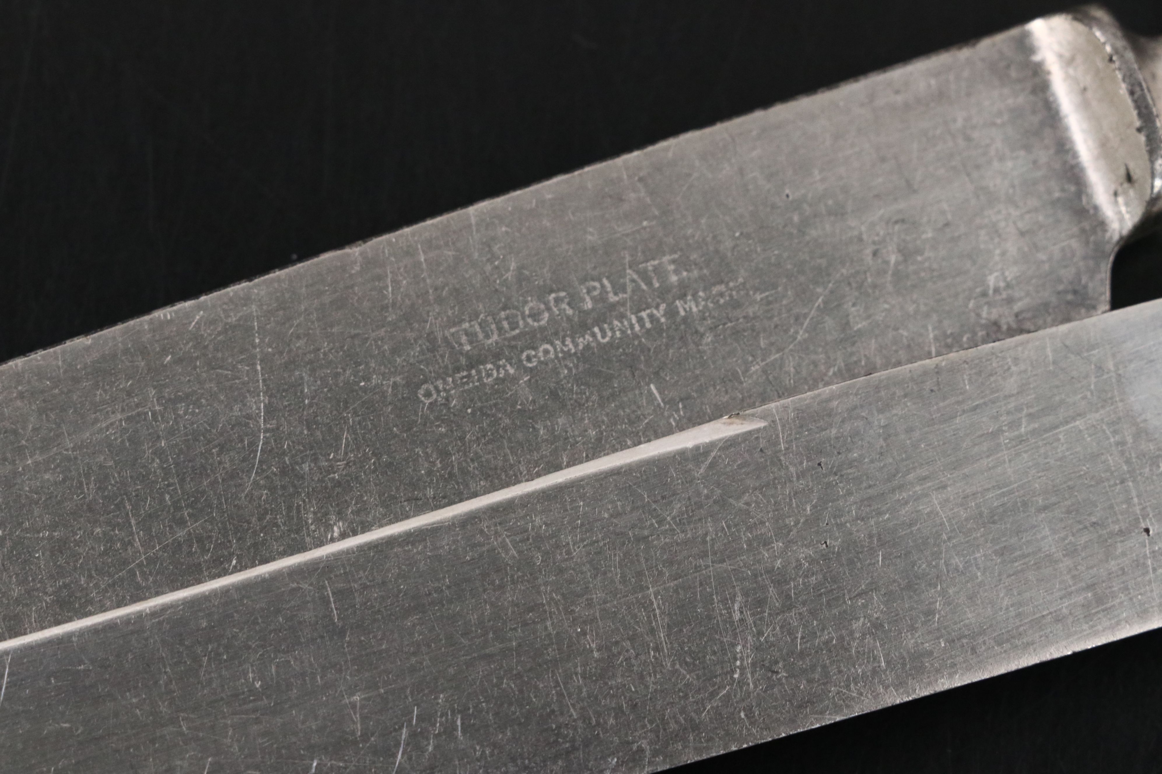 Oneida Community "Tudor Plate" with Other Silverplate Flatware