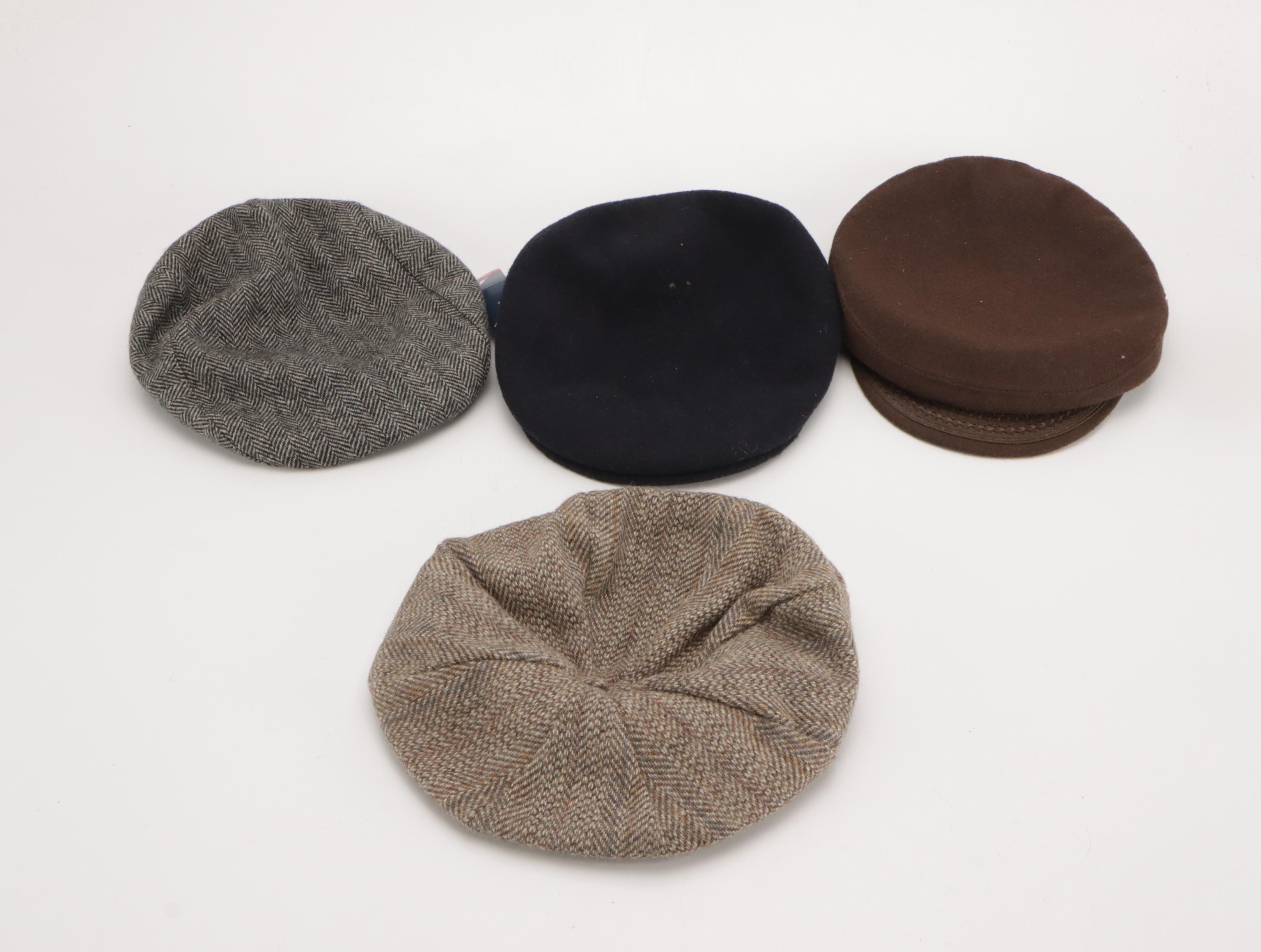 Kangol, Totes, and More Newsboy Caps with Other Leather Gloves and Scarves