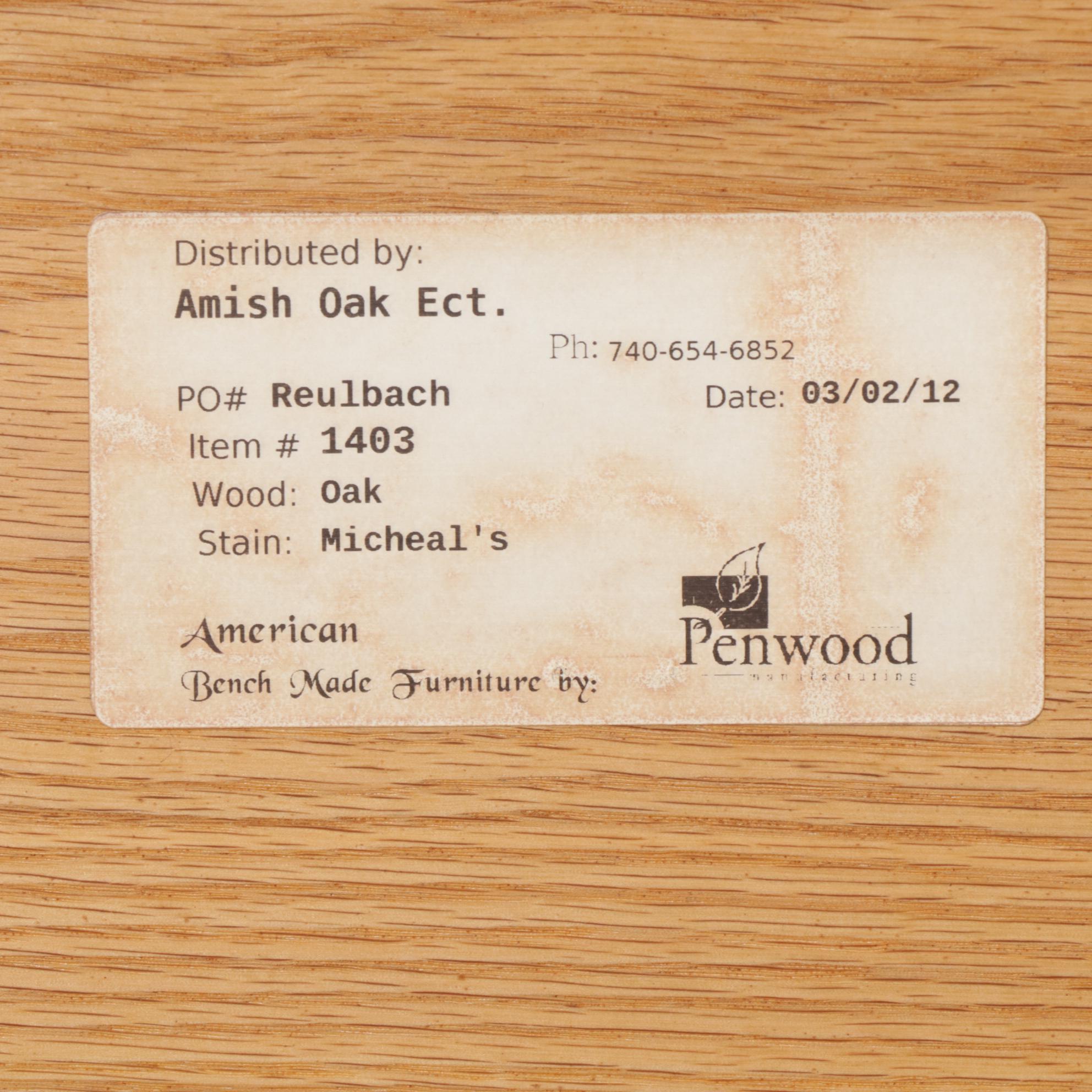 Classic Flame Electric Fireplace in Amish-Made Oak Surround