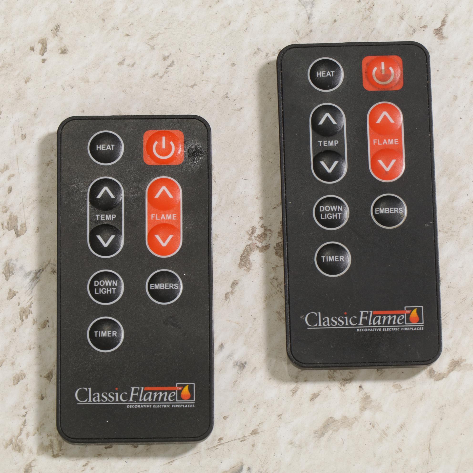 Classic Flame Electric Fireplace in Amish-Made Oak Surround