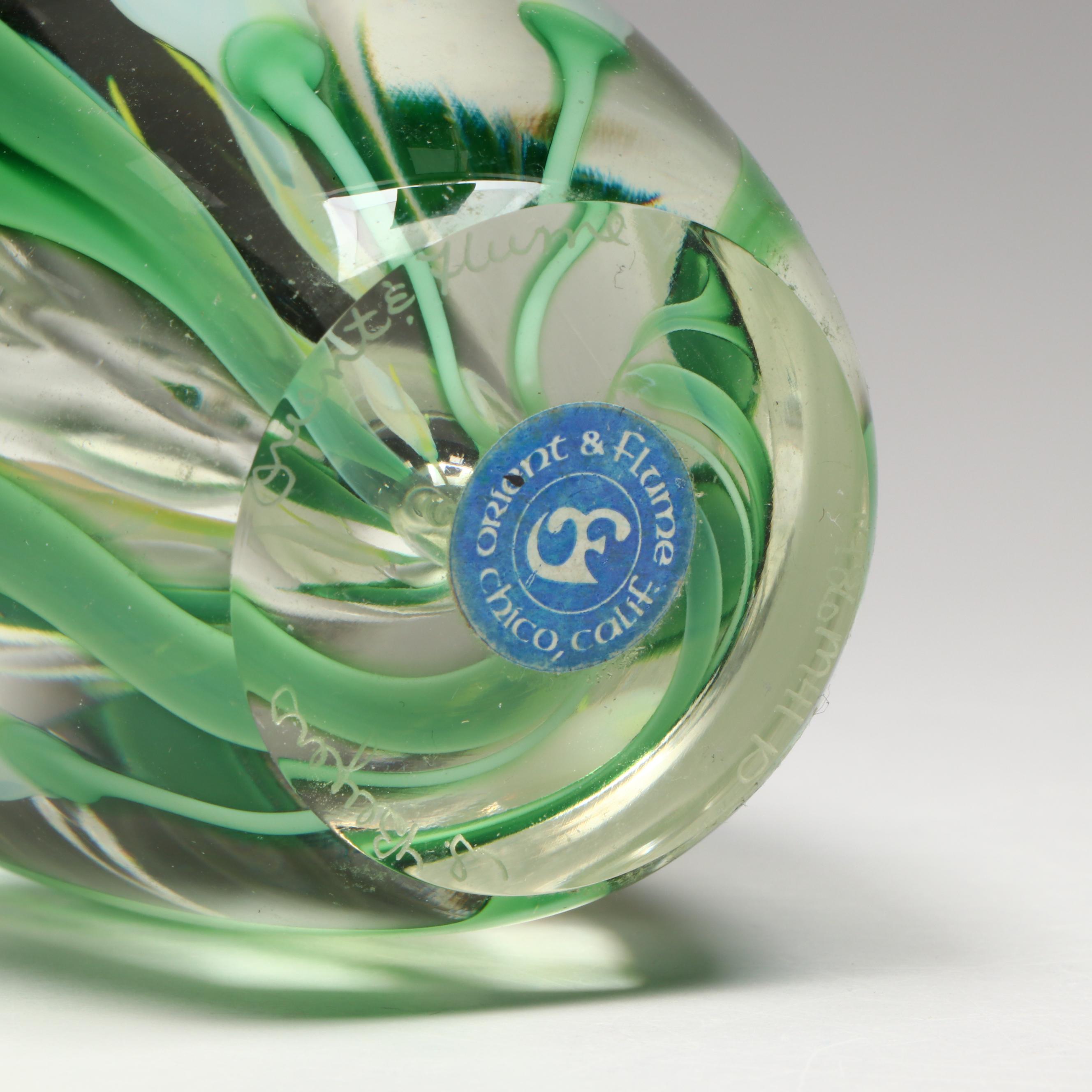 Scott Beyers for Orient & Flume Art Glass Perfume Bottle