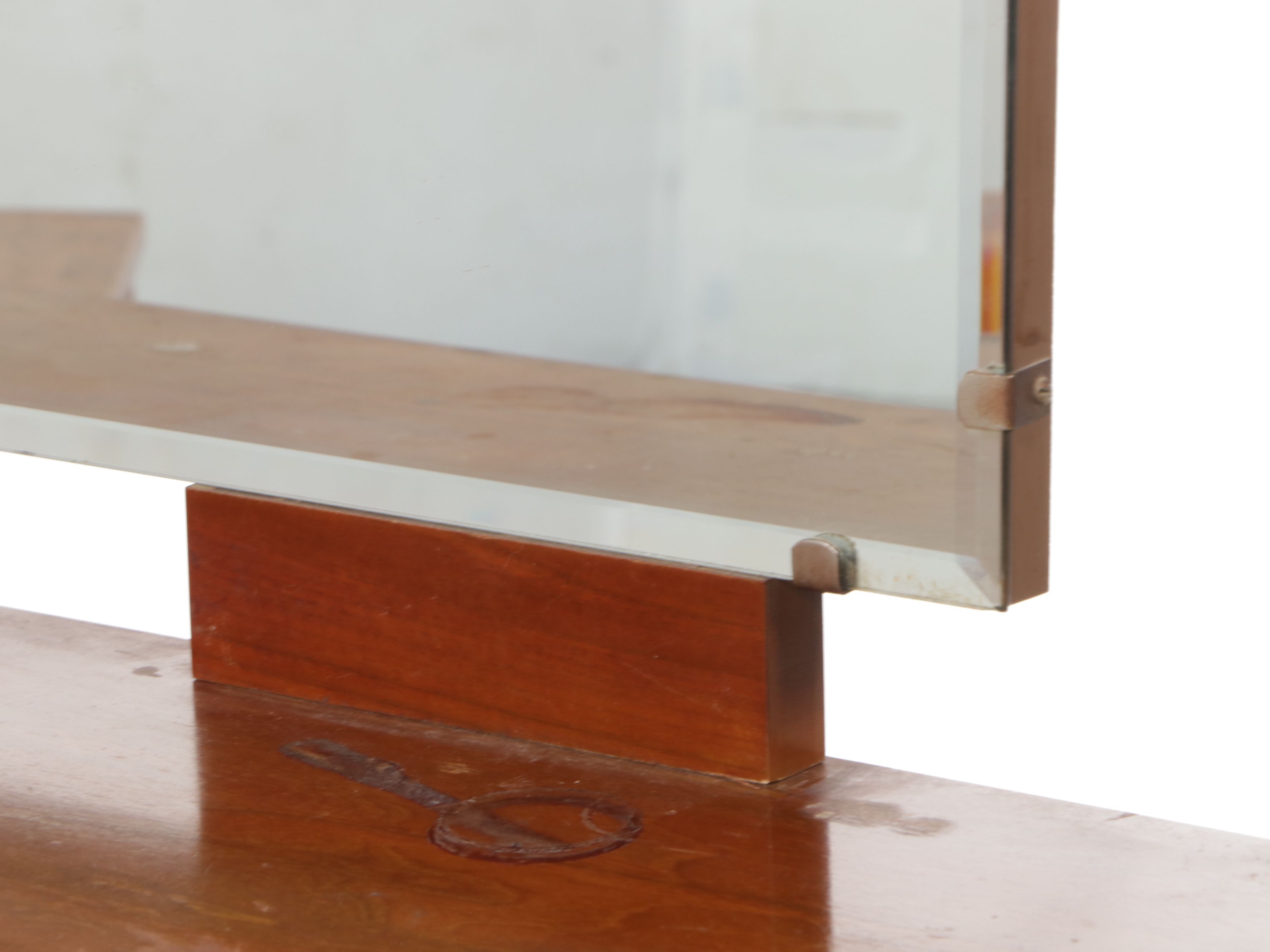 Mid Century Modern Mahogany Nightstand, Dresser and Tall Chest