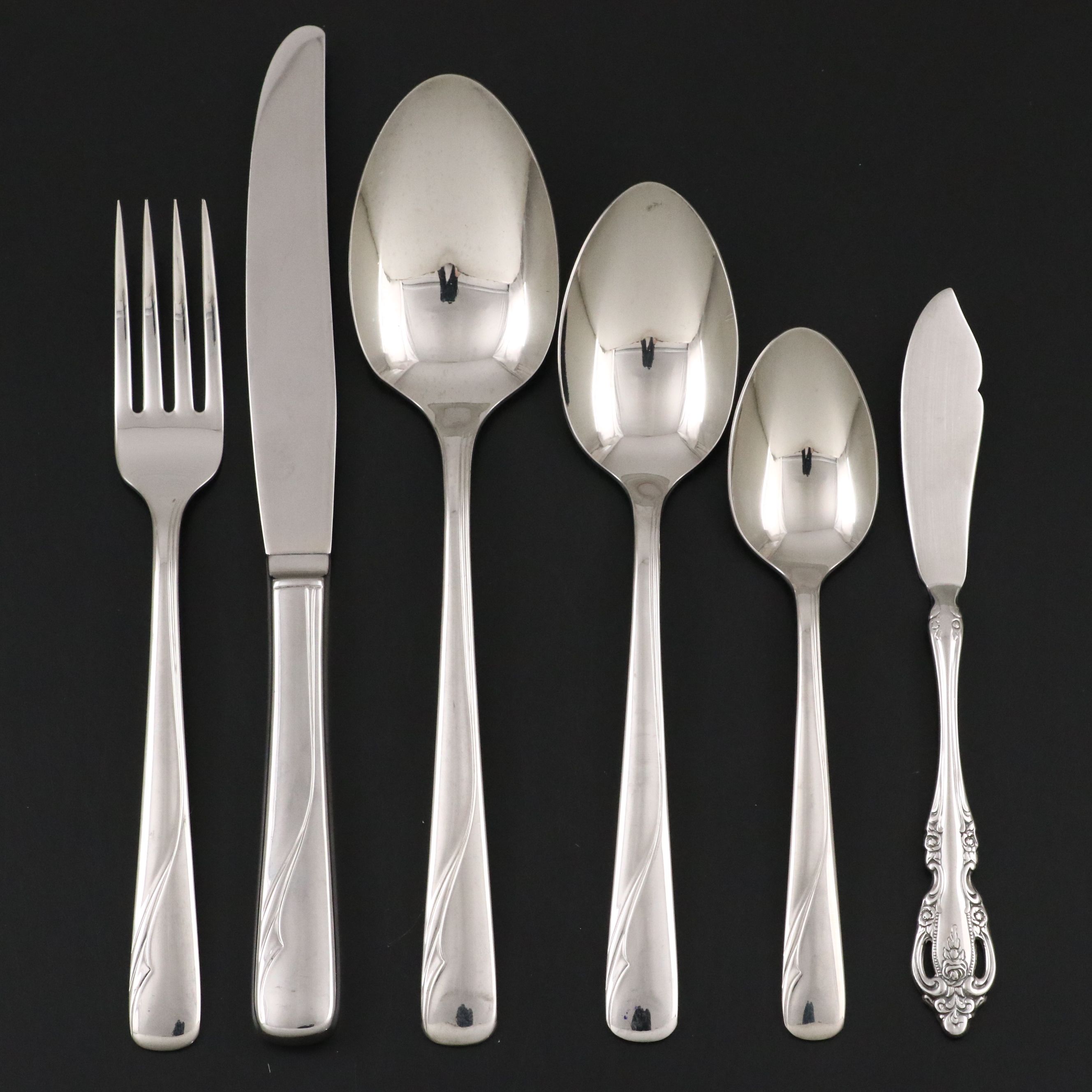 Oneida "Oceanic" and Other Stainless Steel Flatware