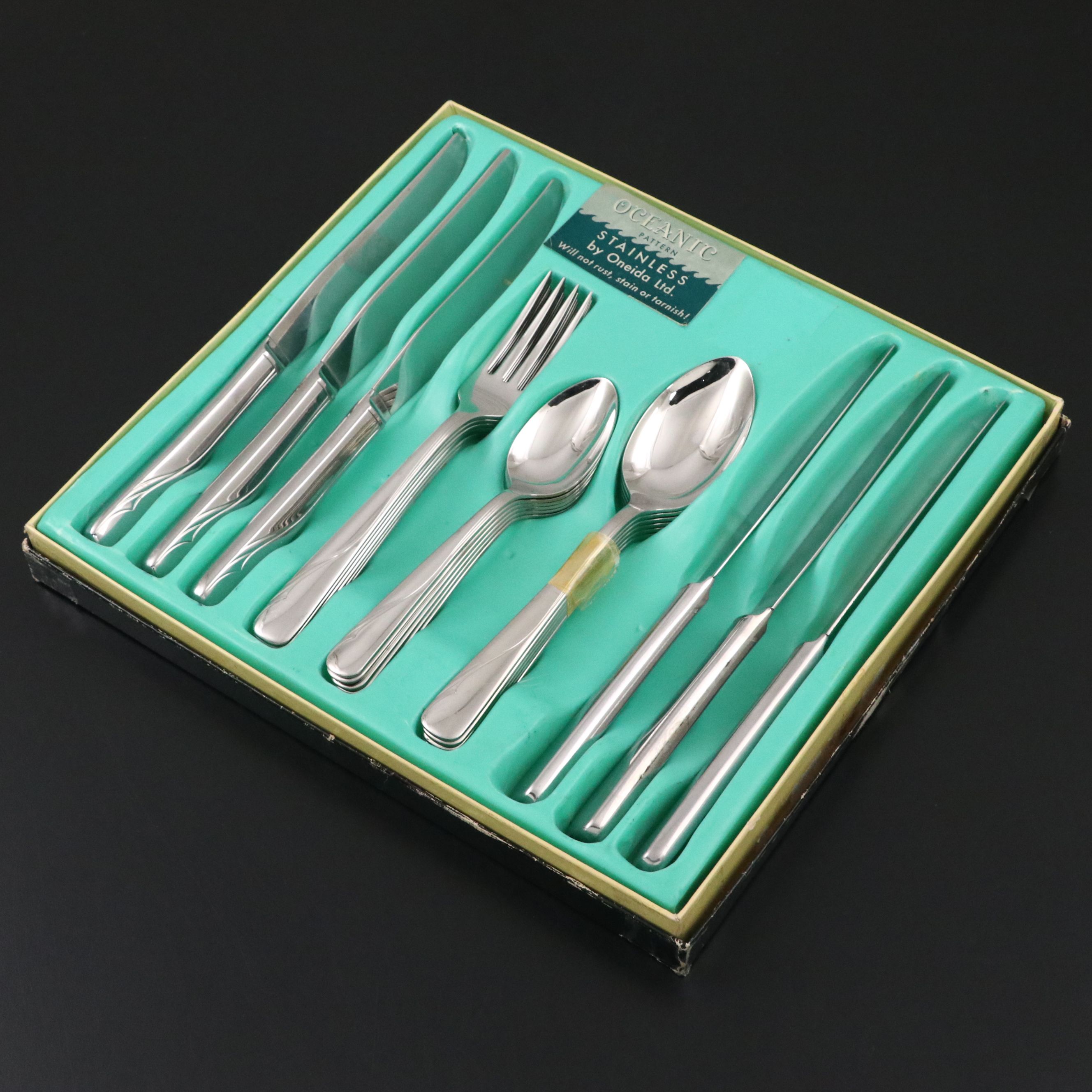 Oneida "Oceanic" and Other Stainless Steel Flatware