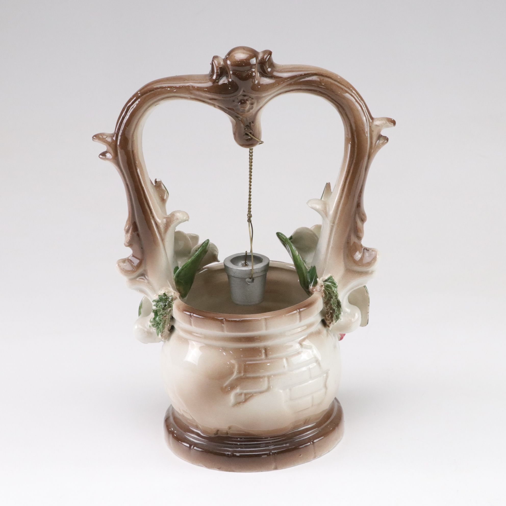 Capodimonte Wishing Well Baskets with Hanging Buckets