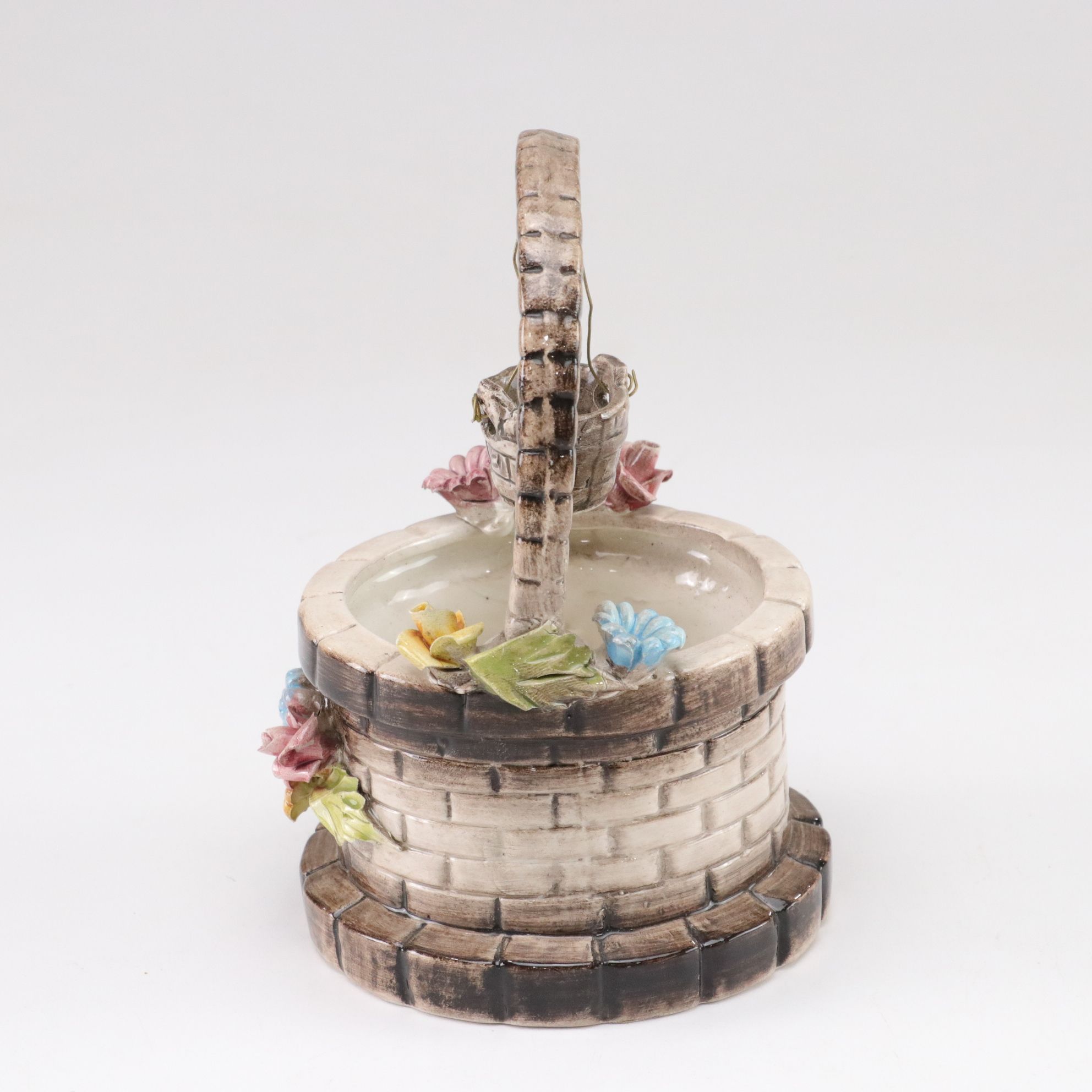 Capodimonte Wishing Well Baskets with Hanging Buckets