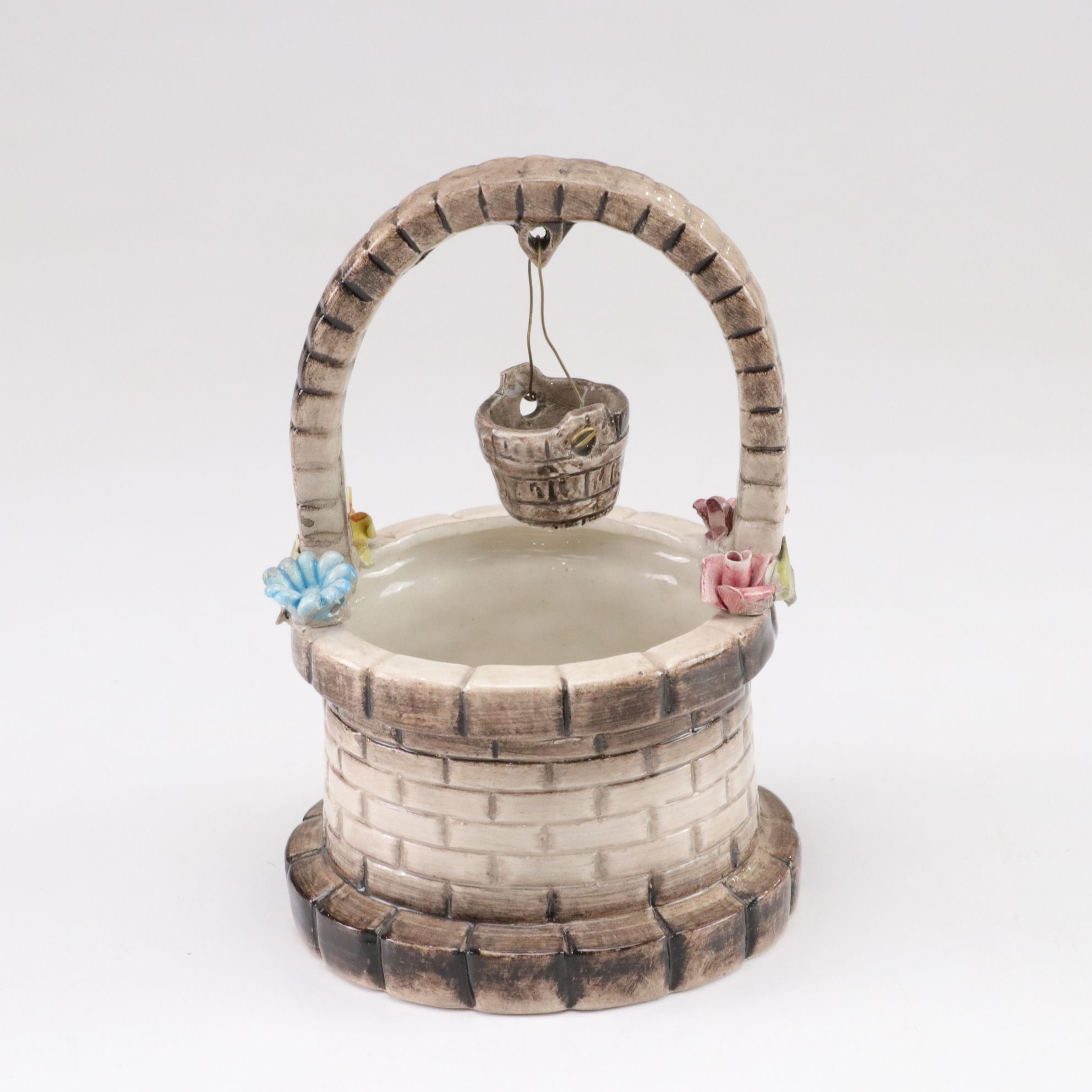 Capodimonte Wishing Well Baskets with Hanging Buckets