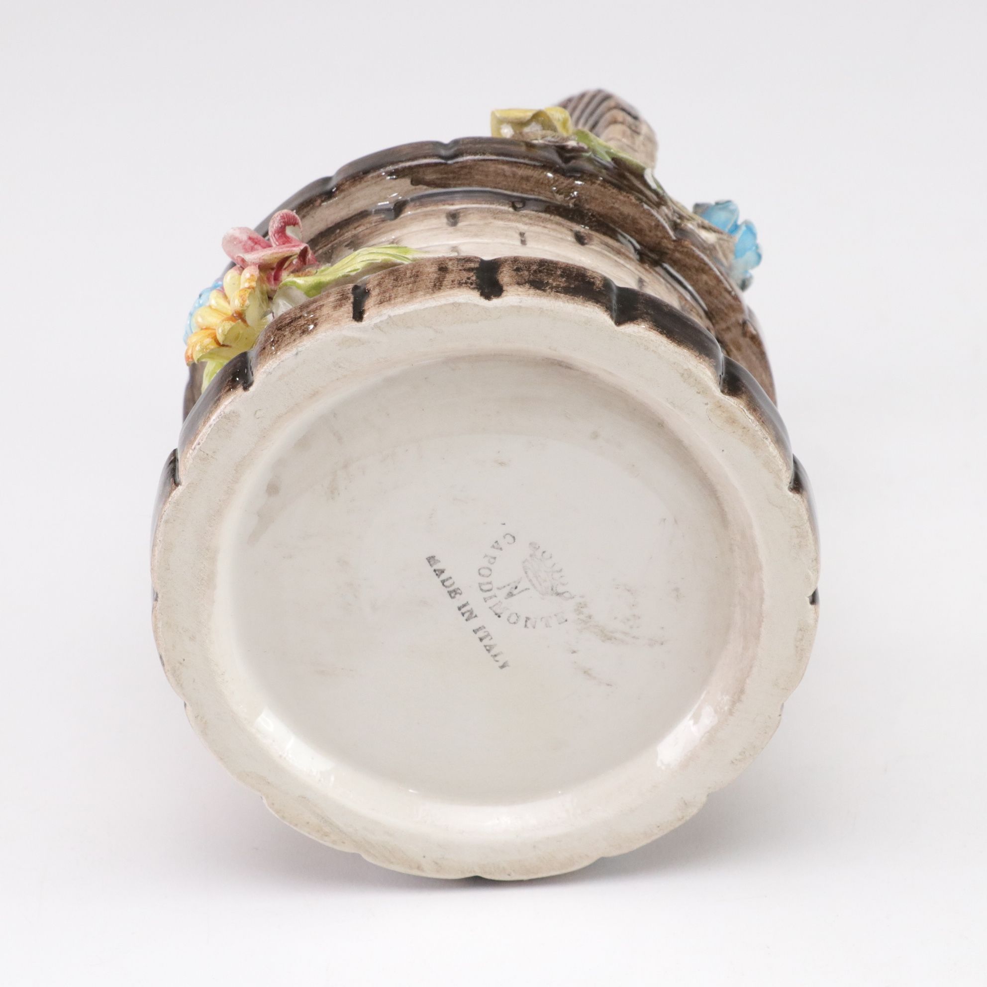 Capodimonte Wishing Well Baskets with Hanging Buckets