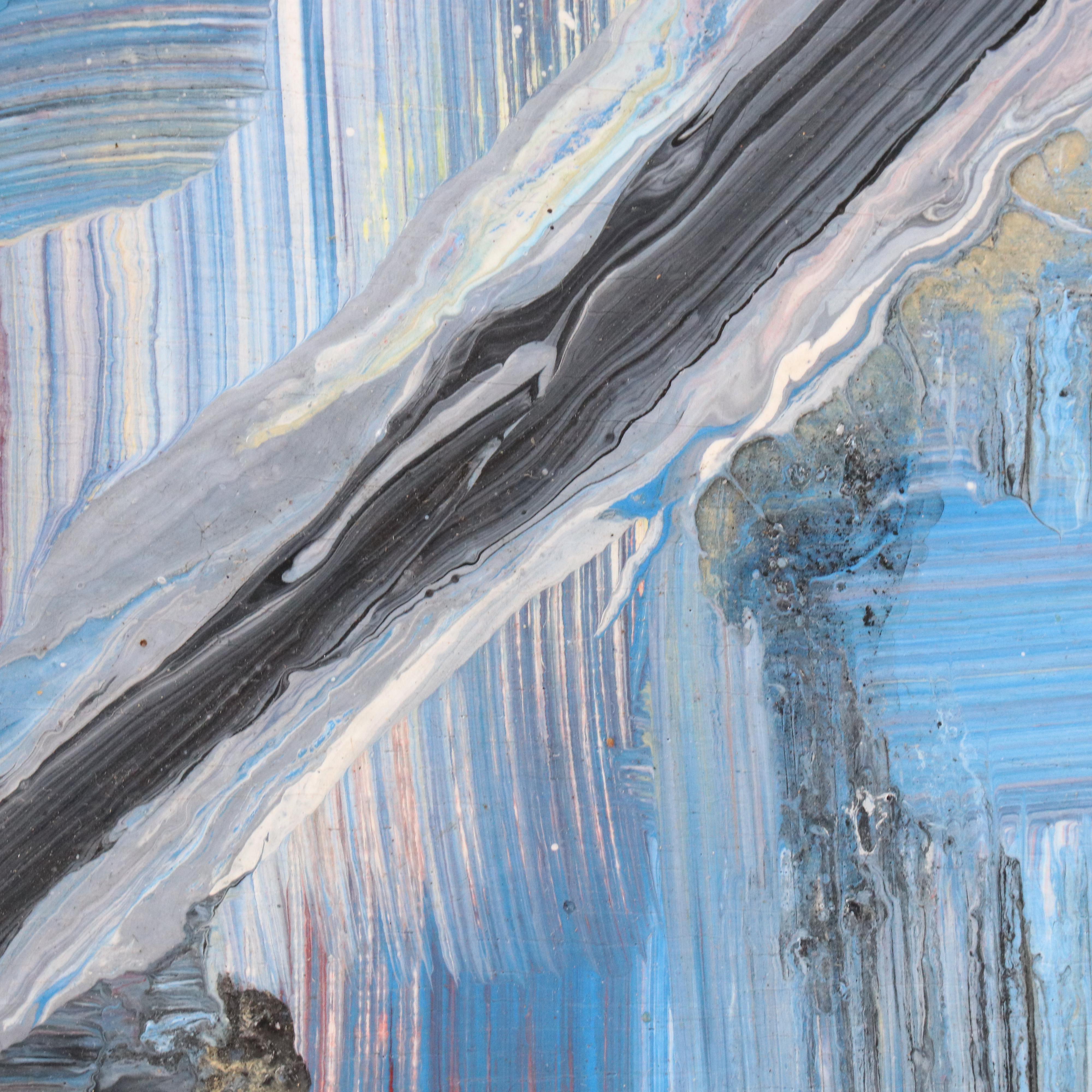 Reynold J. Falce Acrylic Painting "Owl Over Manhattan in the Rain," 1947