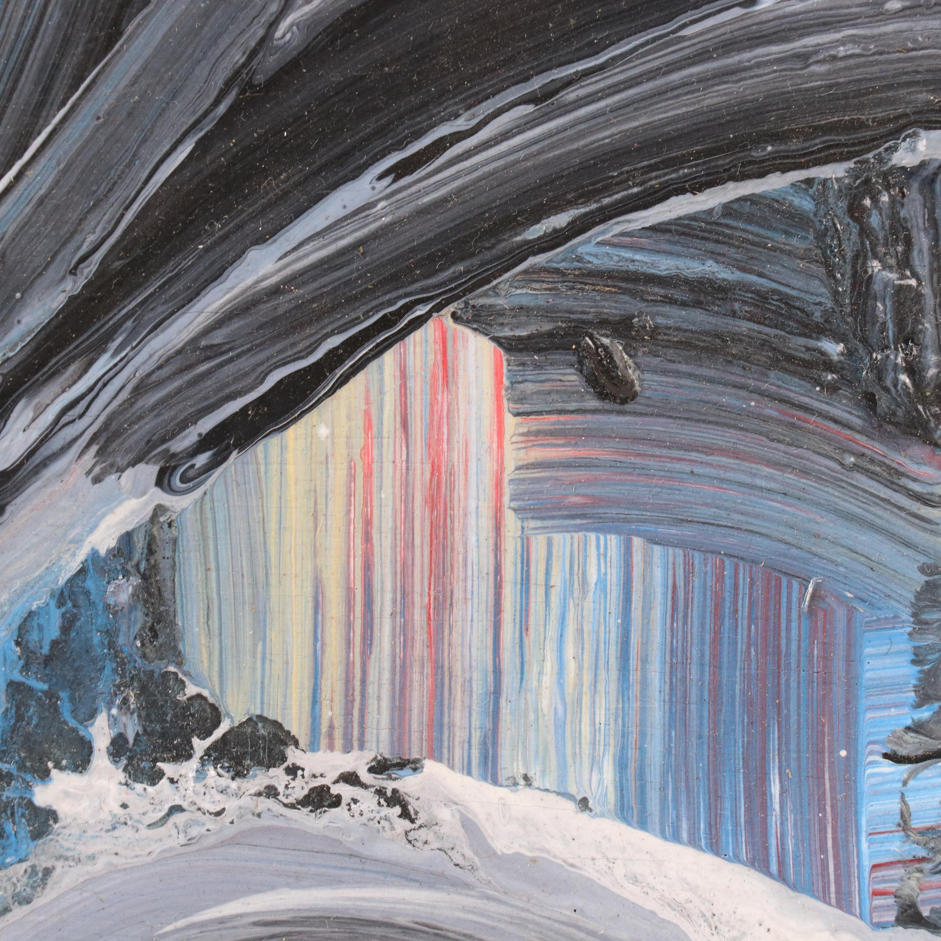 Reynold J. Falce Acrylic Painting "Owl Over Manhattan in the Rain," 1947