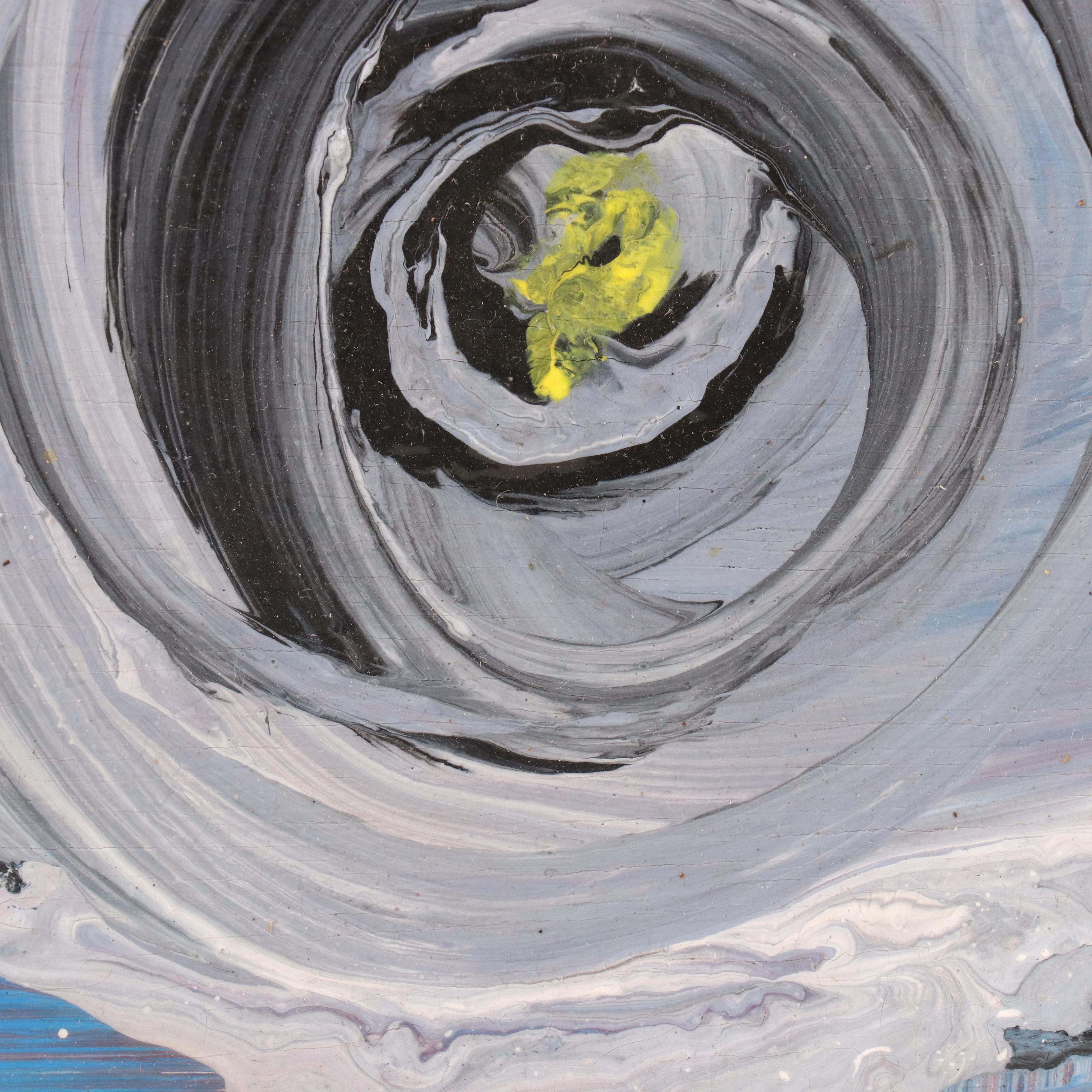 Reynold J. Falce Acrylic Painting "Owl Over Manhattan in the Rain," 1947