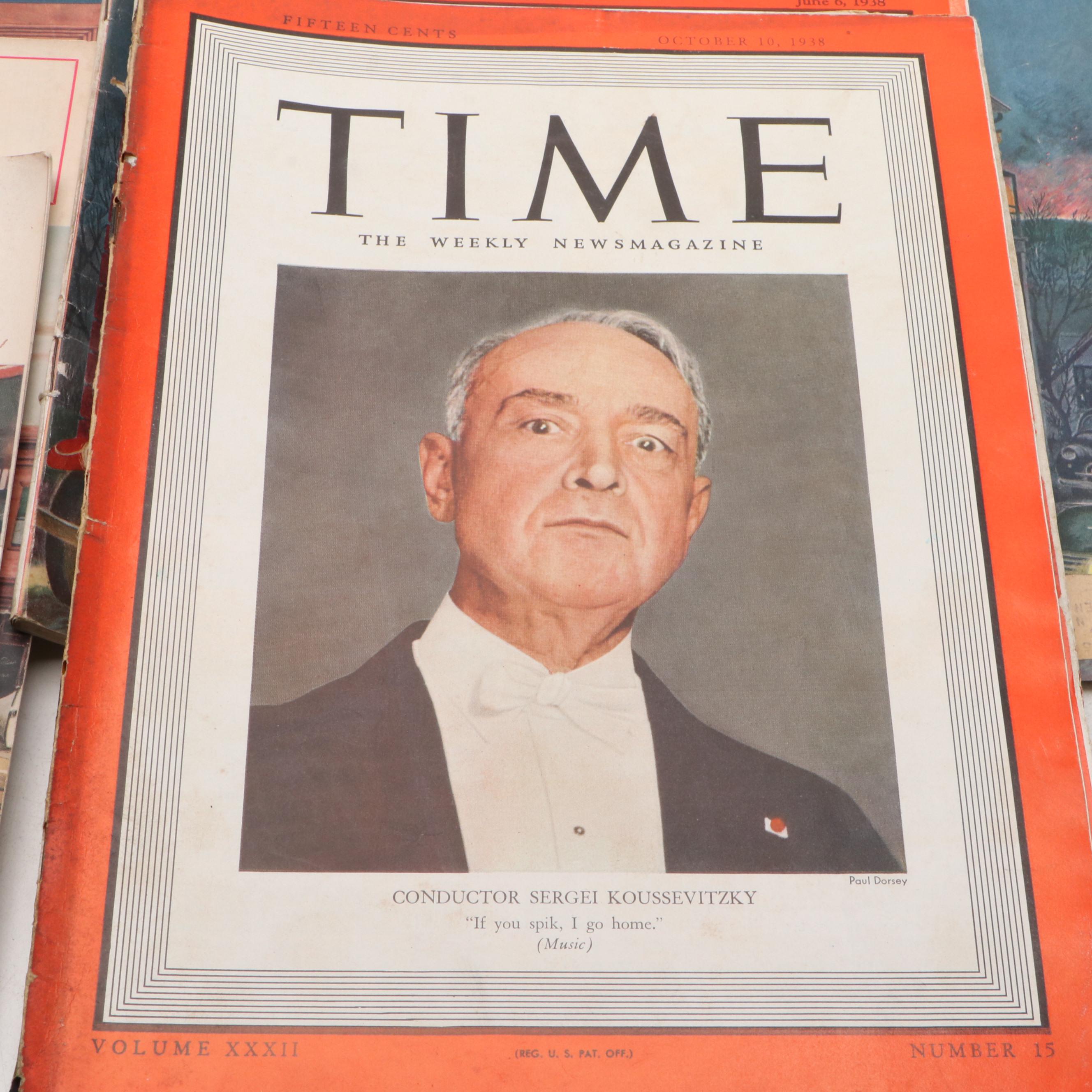 "The Saturday Evening Post" and "Time" Periodicals, Early to Mid-20th C.