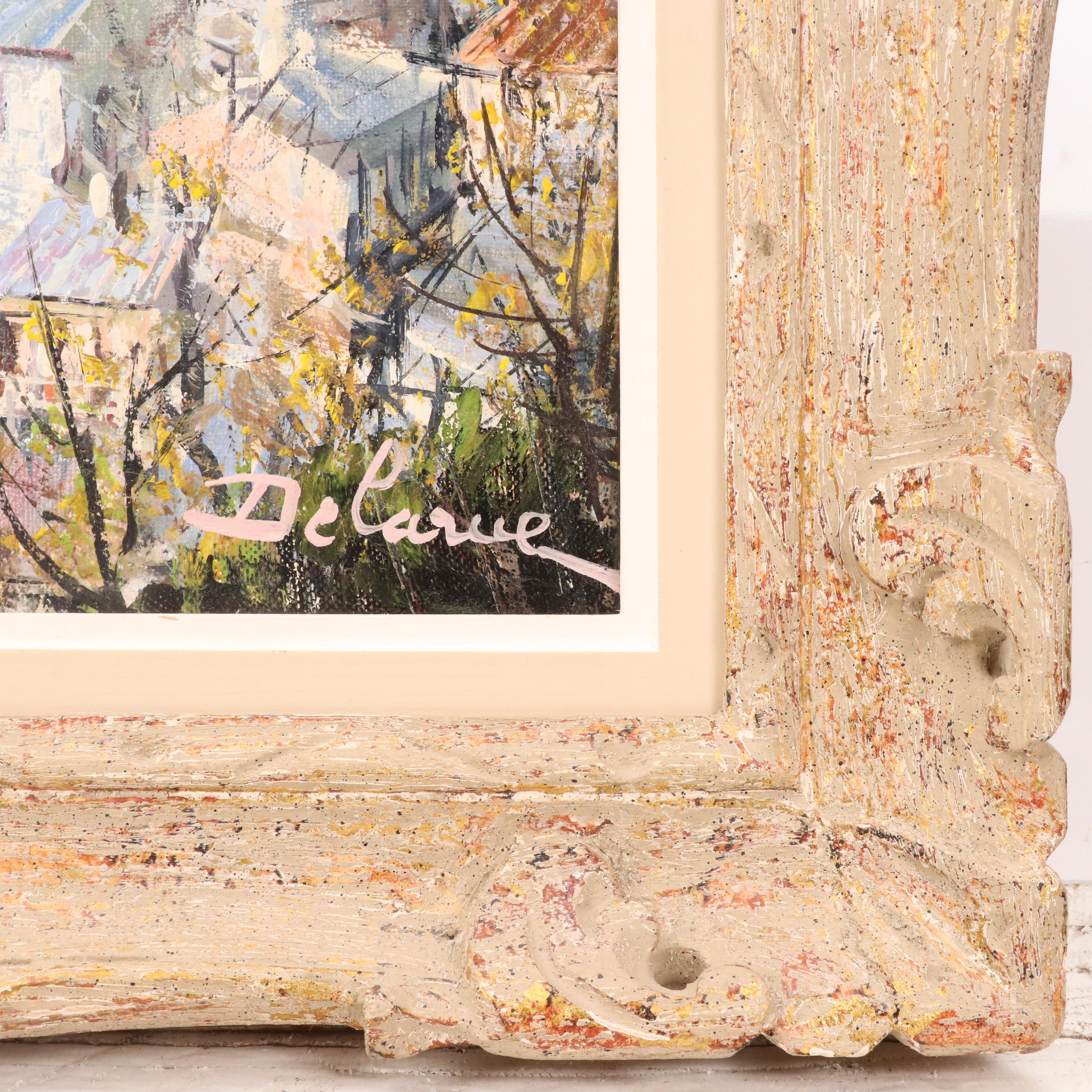 Lucien Delarue Parisian Oil Painting "La Conciergerie"