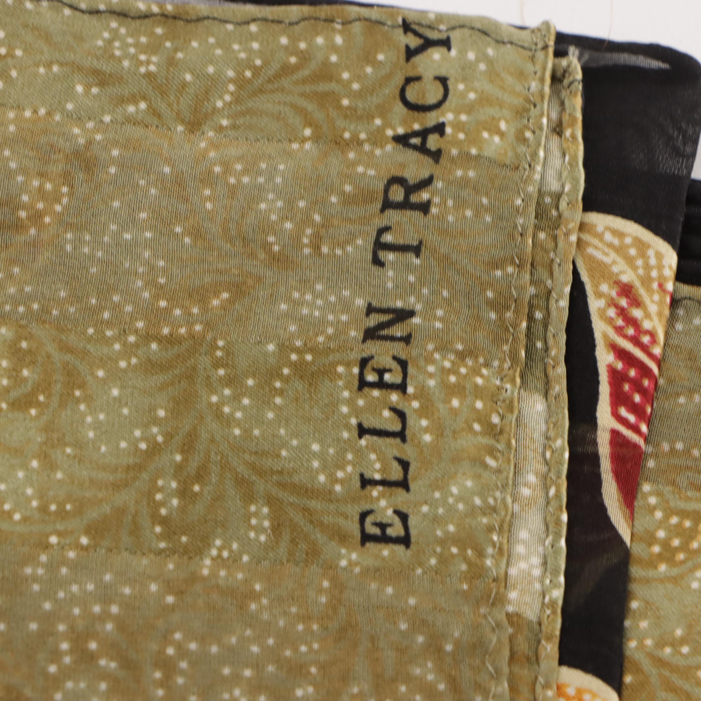 Cejon Sheer Polka Dot Poncho, Kenneth Cole Sarong, and Other Patterned Scarves