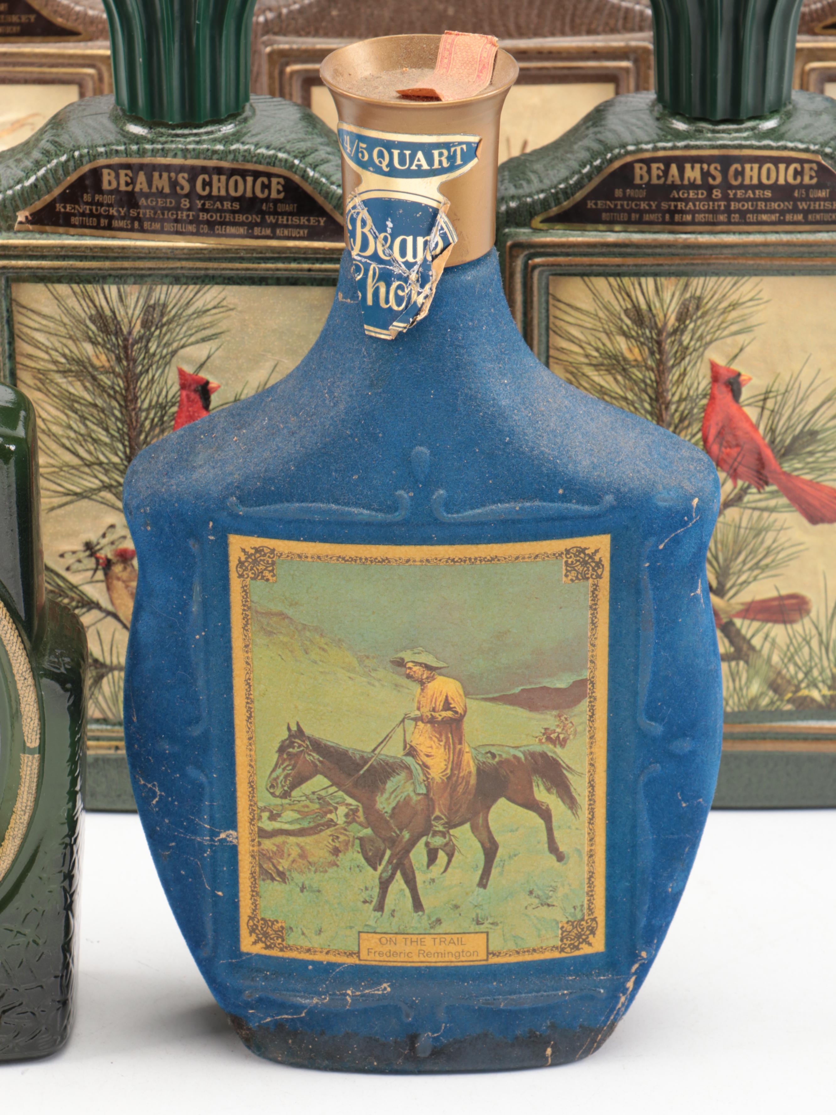 Jim Beam James Lockhart Wildlife and Other Beam's Choice Decanters