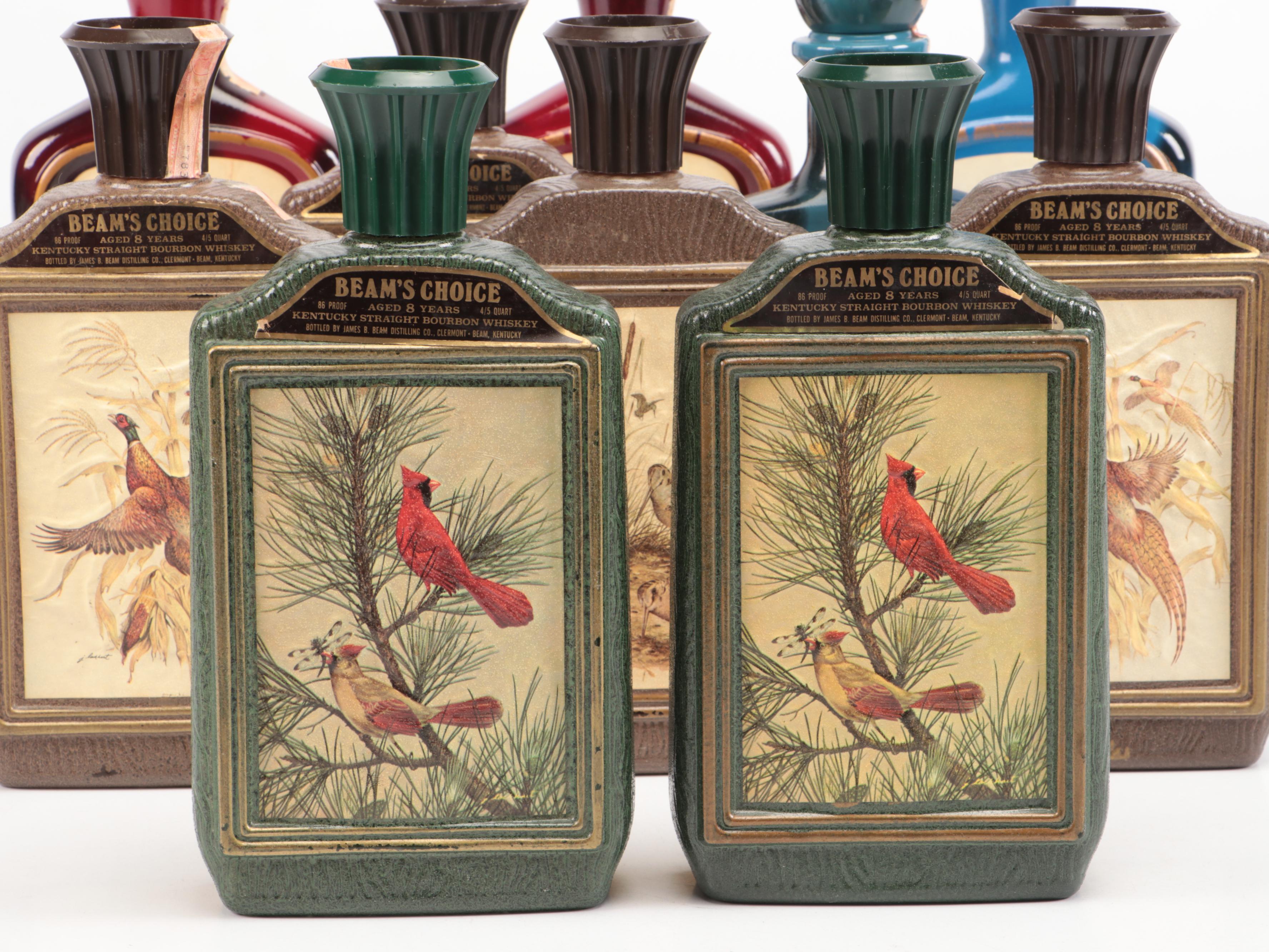 Jim Beam James Lockhart Wildlife and Other Beam's Choice Decanters