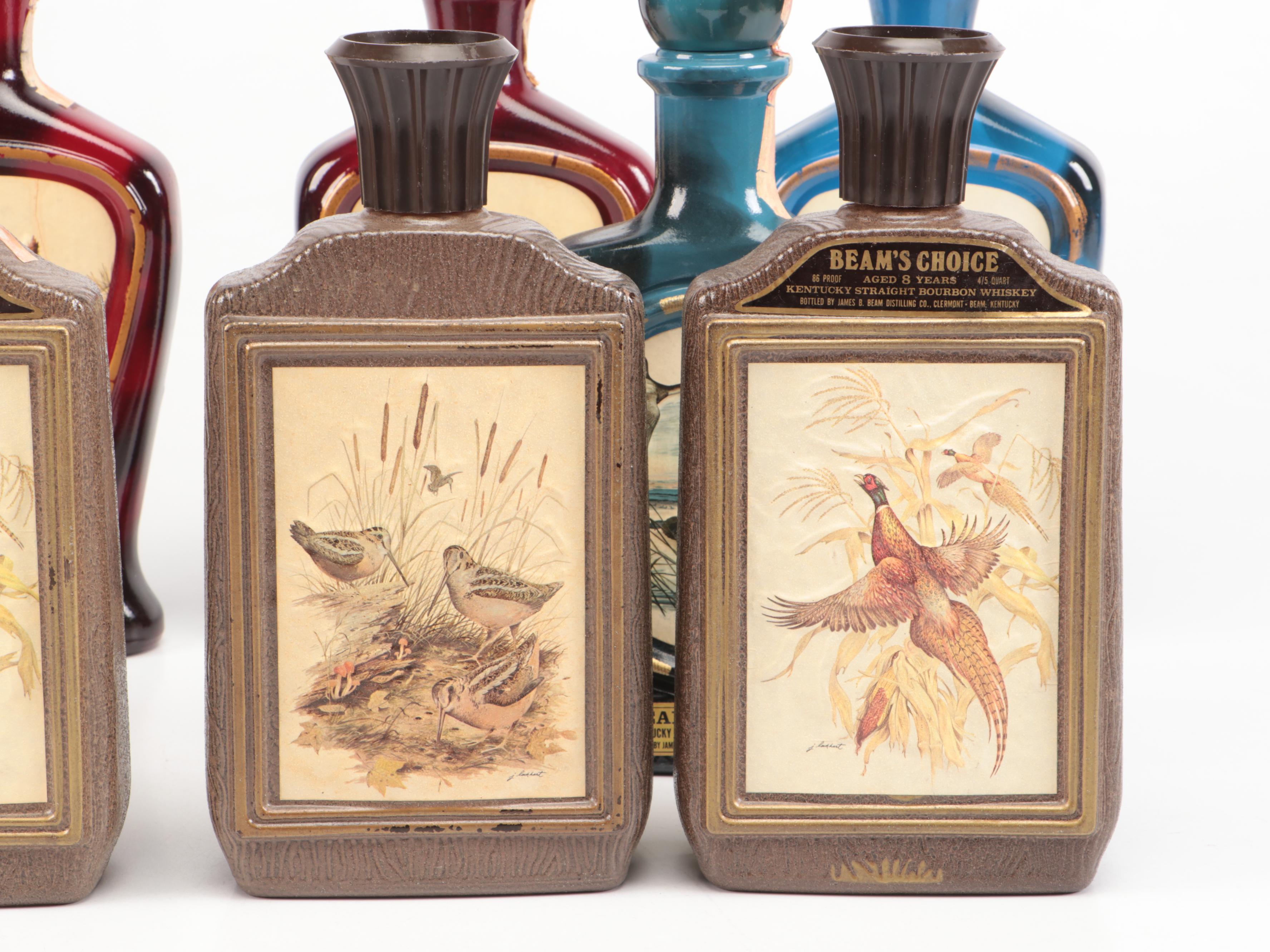 Jim Beam James Lockhart Wildlife and Other Beam's Choice Decanters