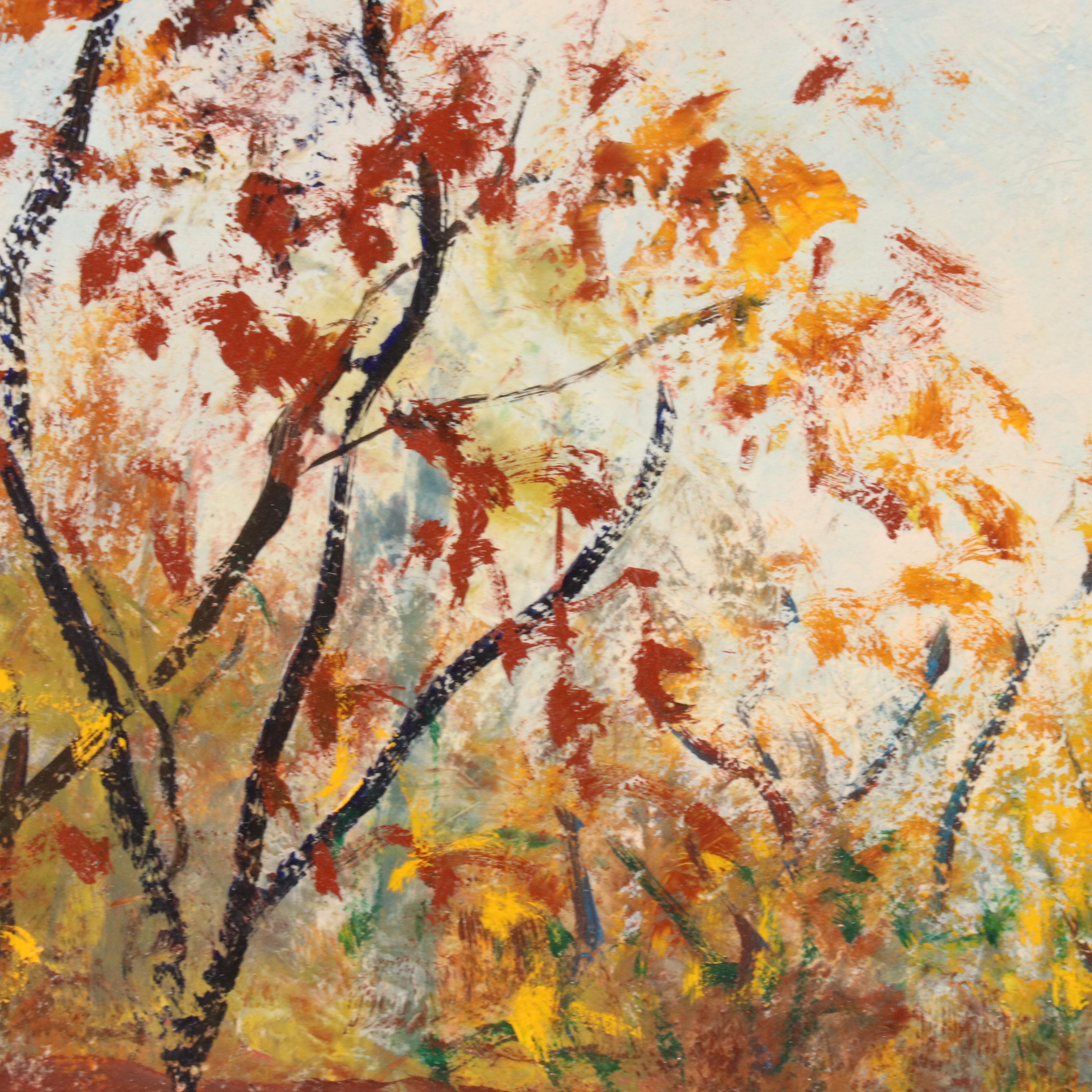 Louis Dali  Oil Painting "Passage de Touraine"