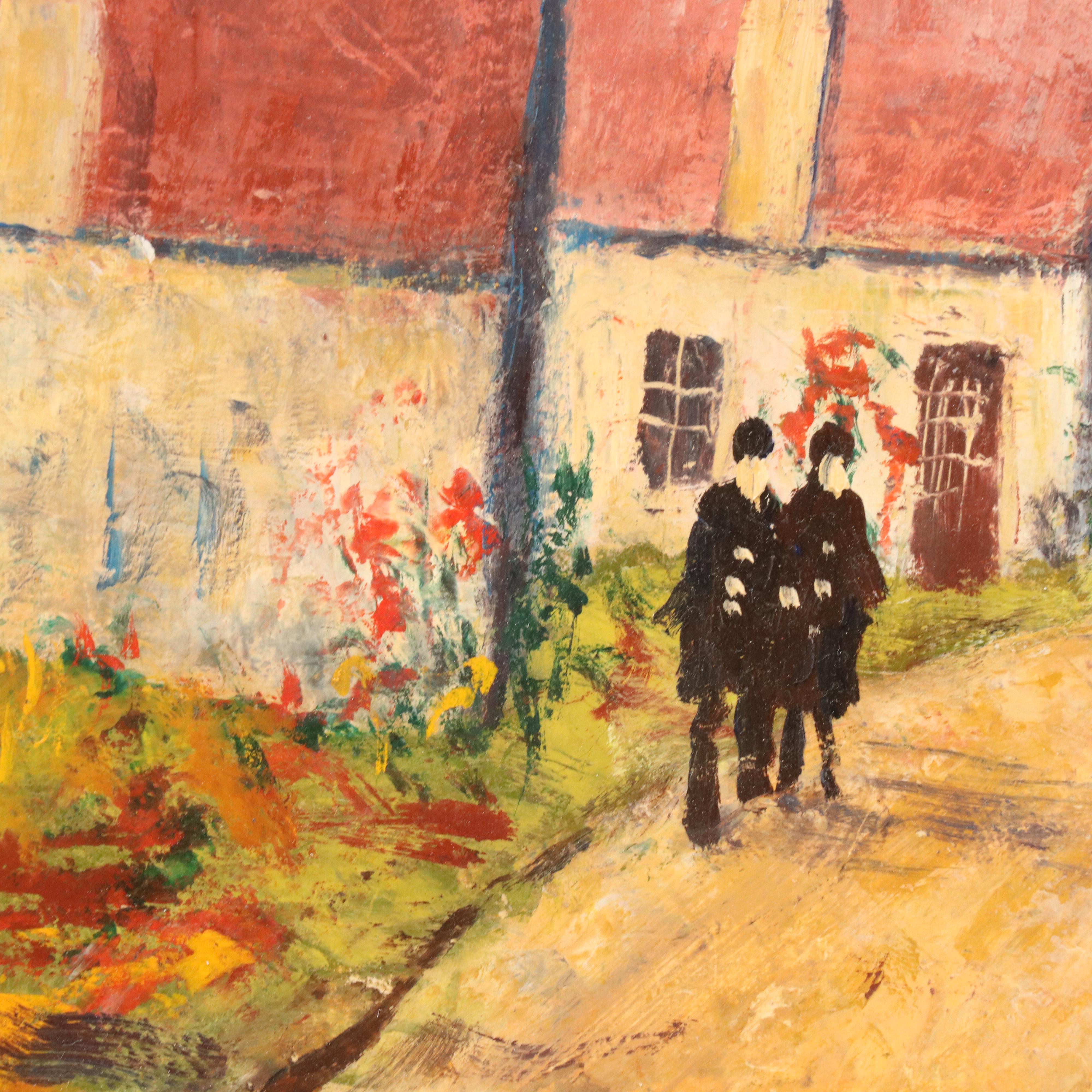 Louis Dali  Oil Painting "Passage de Touraine"