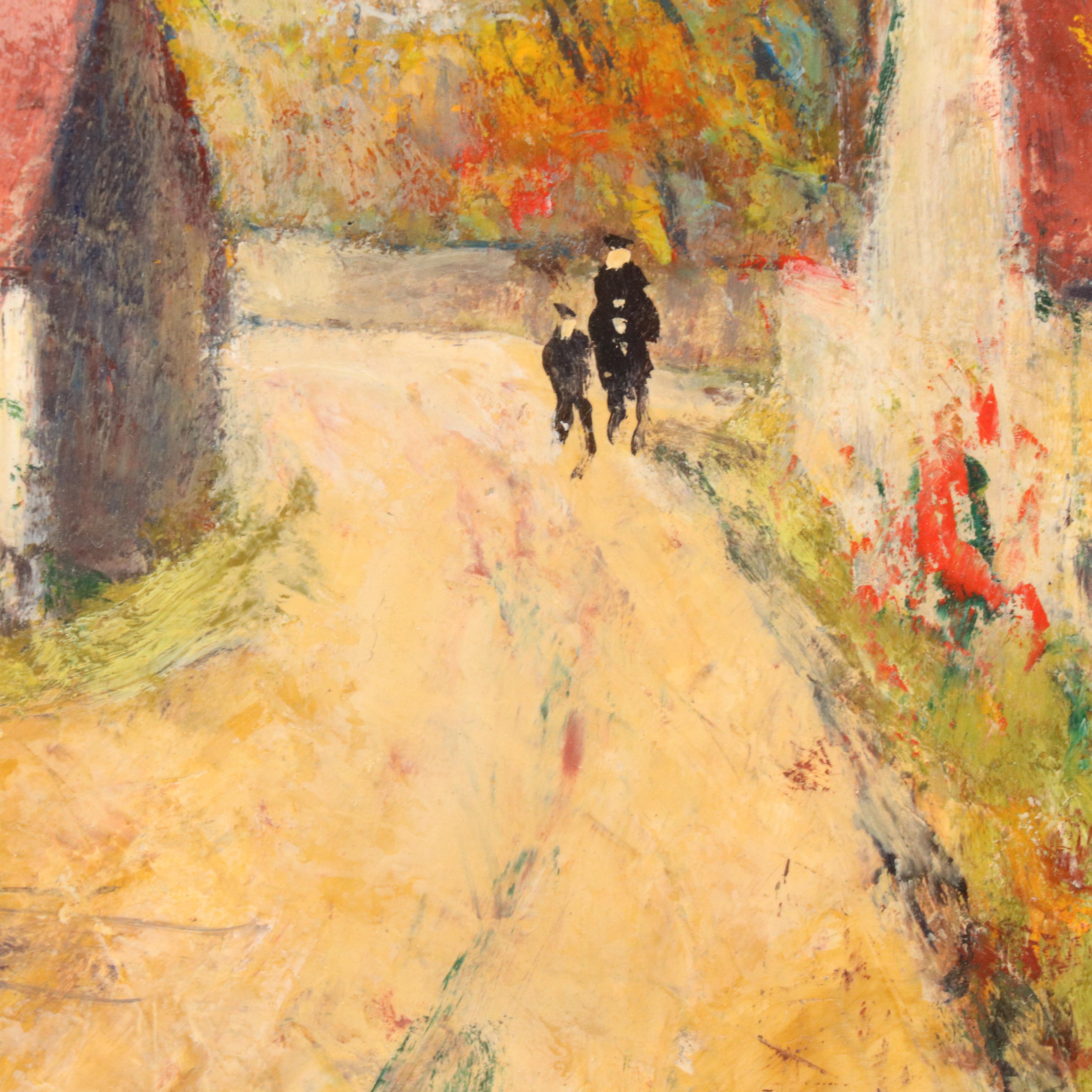 Louis Dali  Oil Painting "Passage de Touraine"