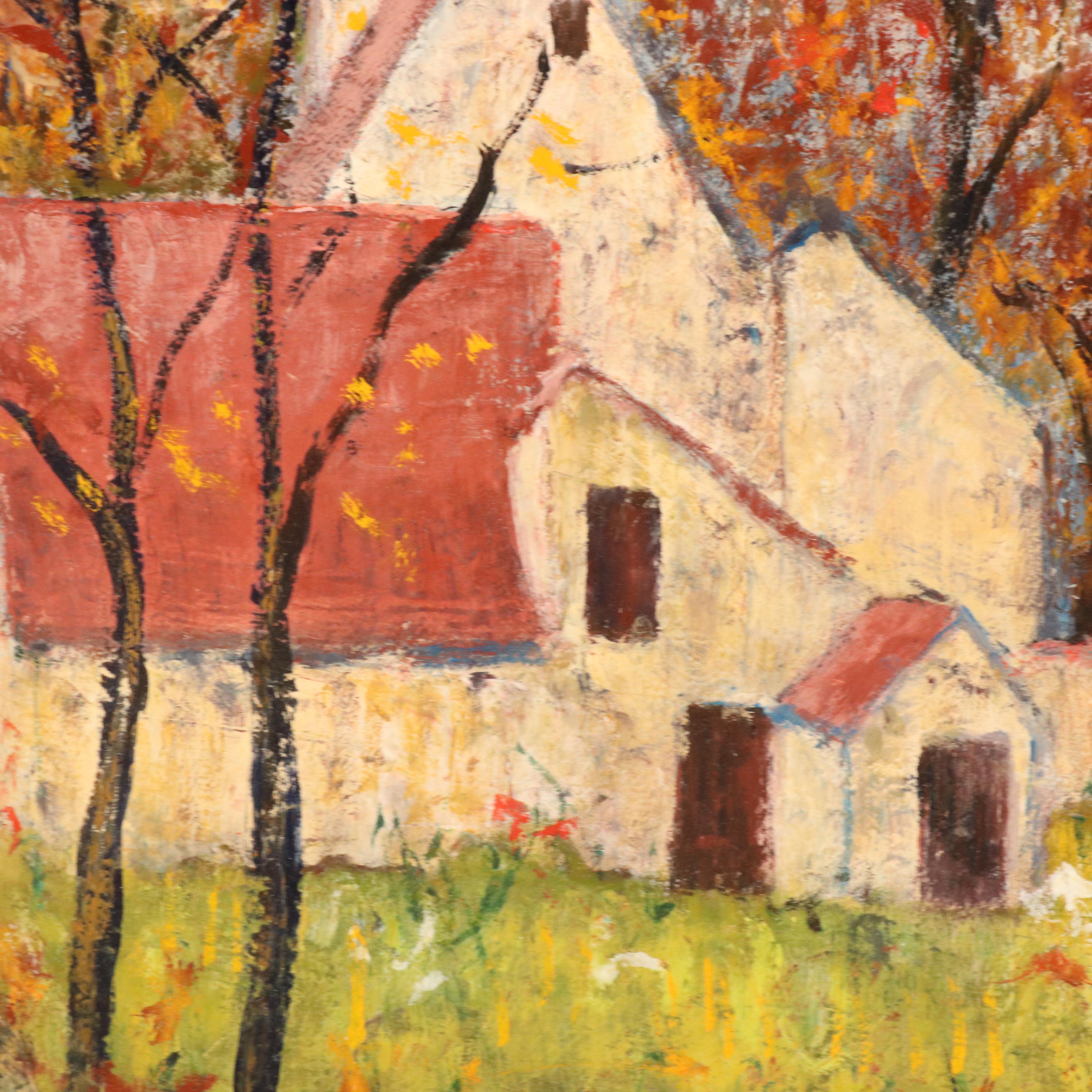 Louis Dali  Oil Painting "Passage de Touraine"