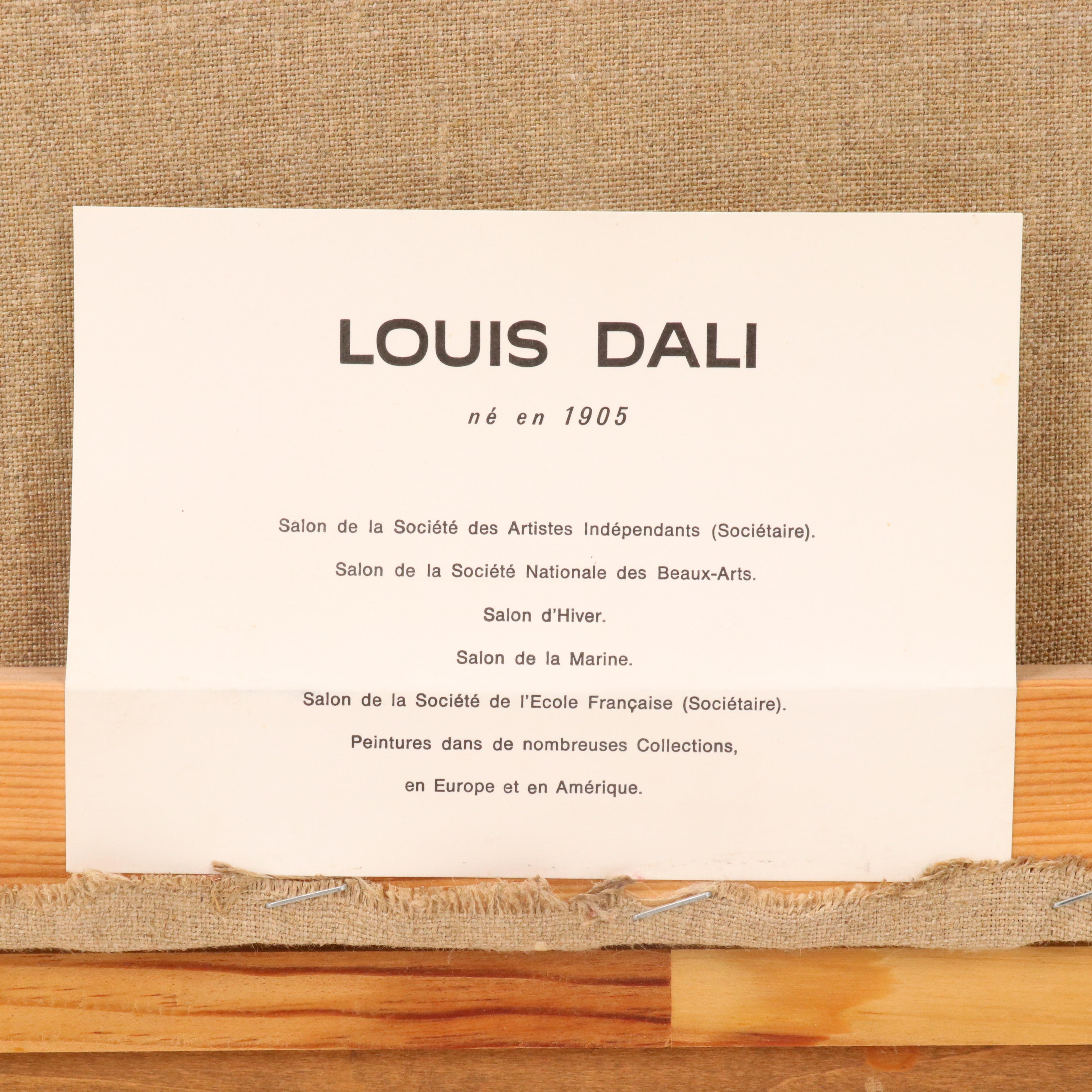 Louis Dali  Oil Painting "Passage de Touraine"