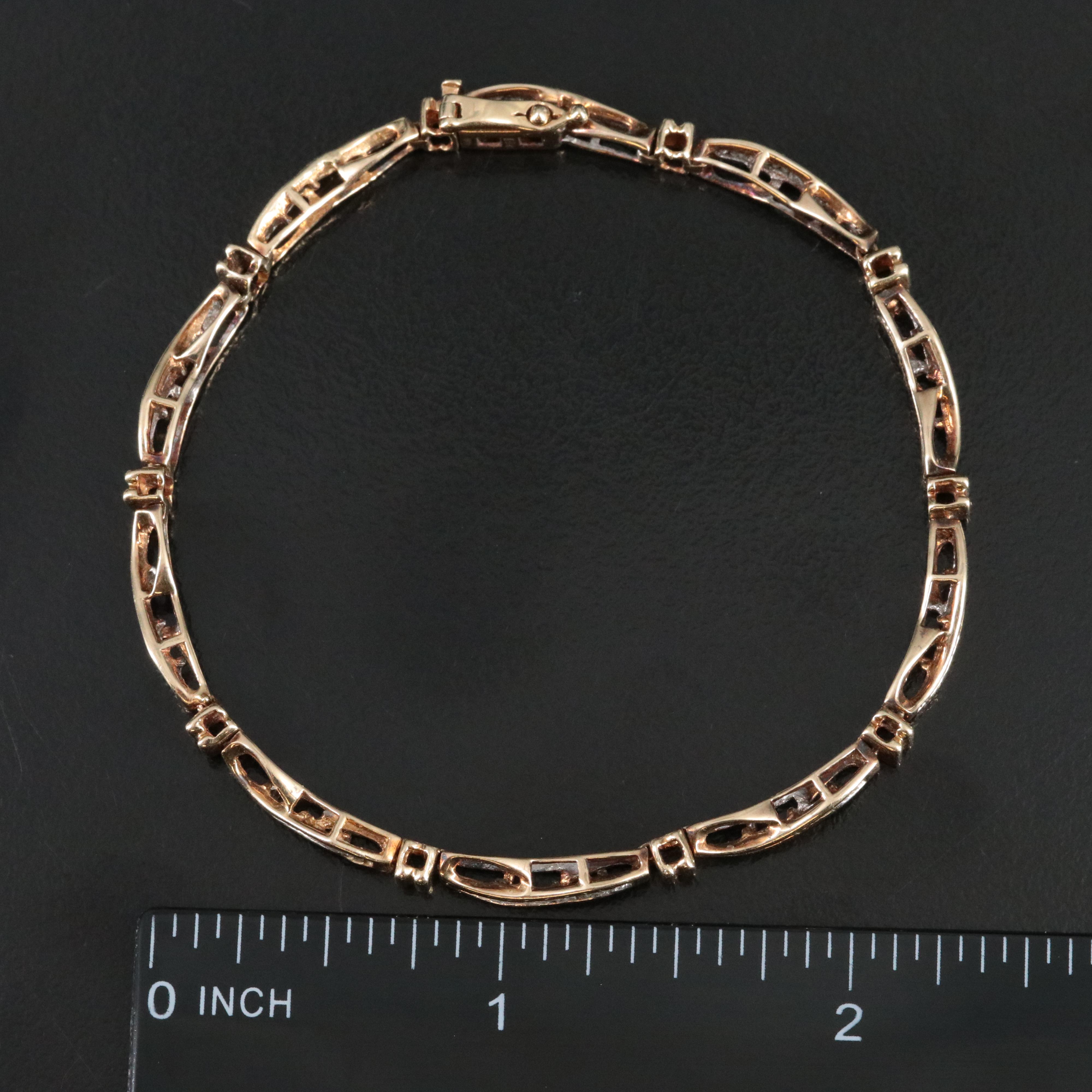 10K 1.25 CTW Diamond Bracelet
