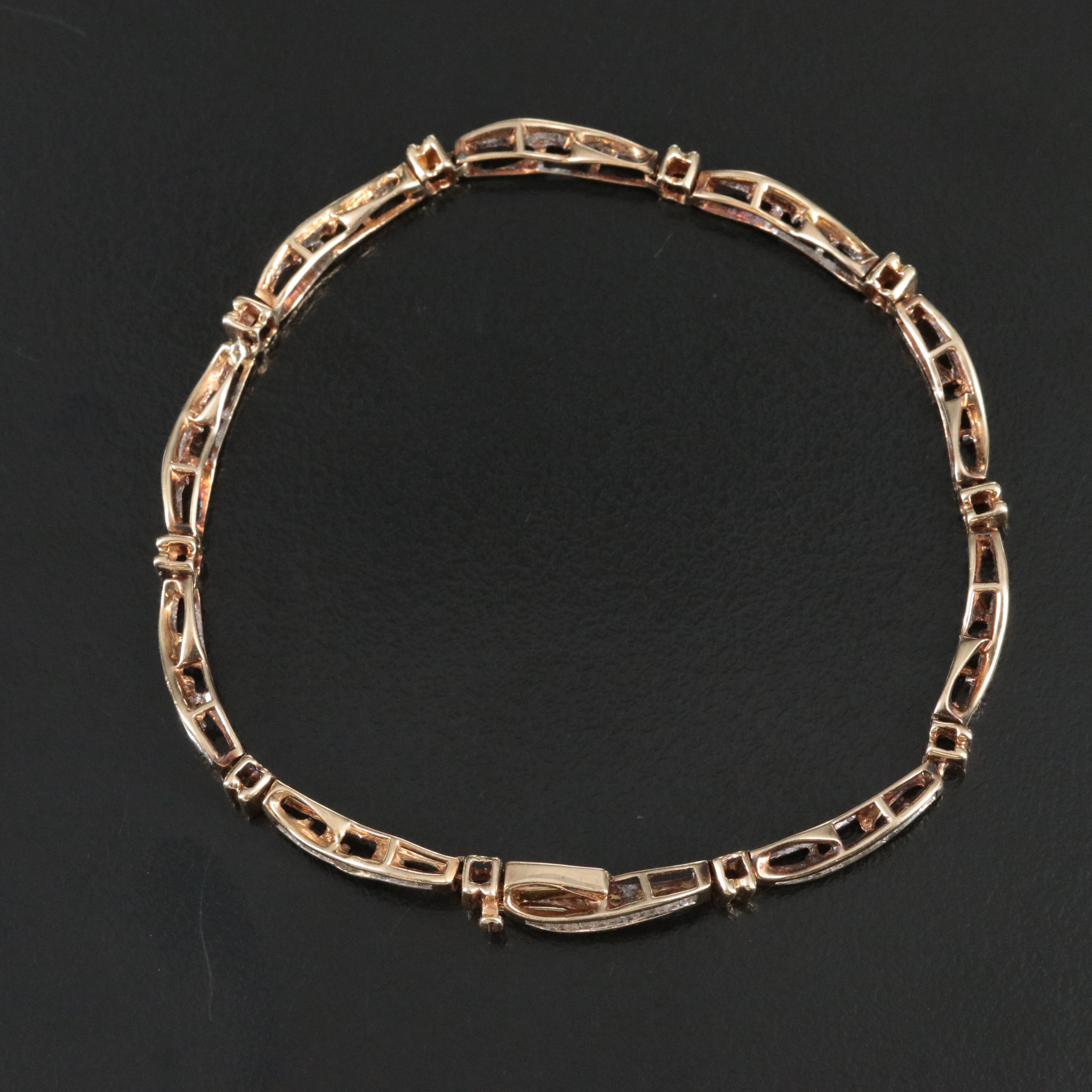 10K 1.25 CTW Diamond Bracelet