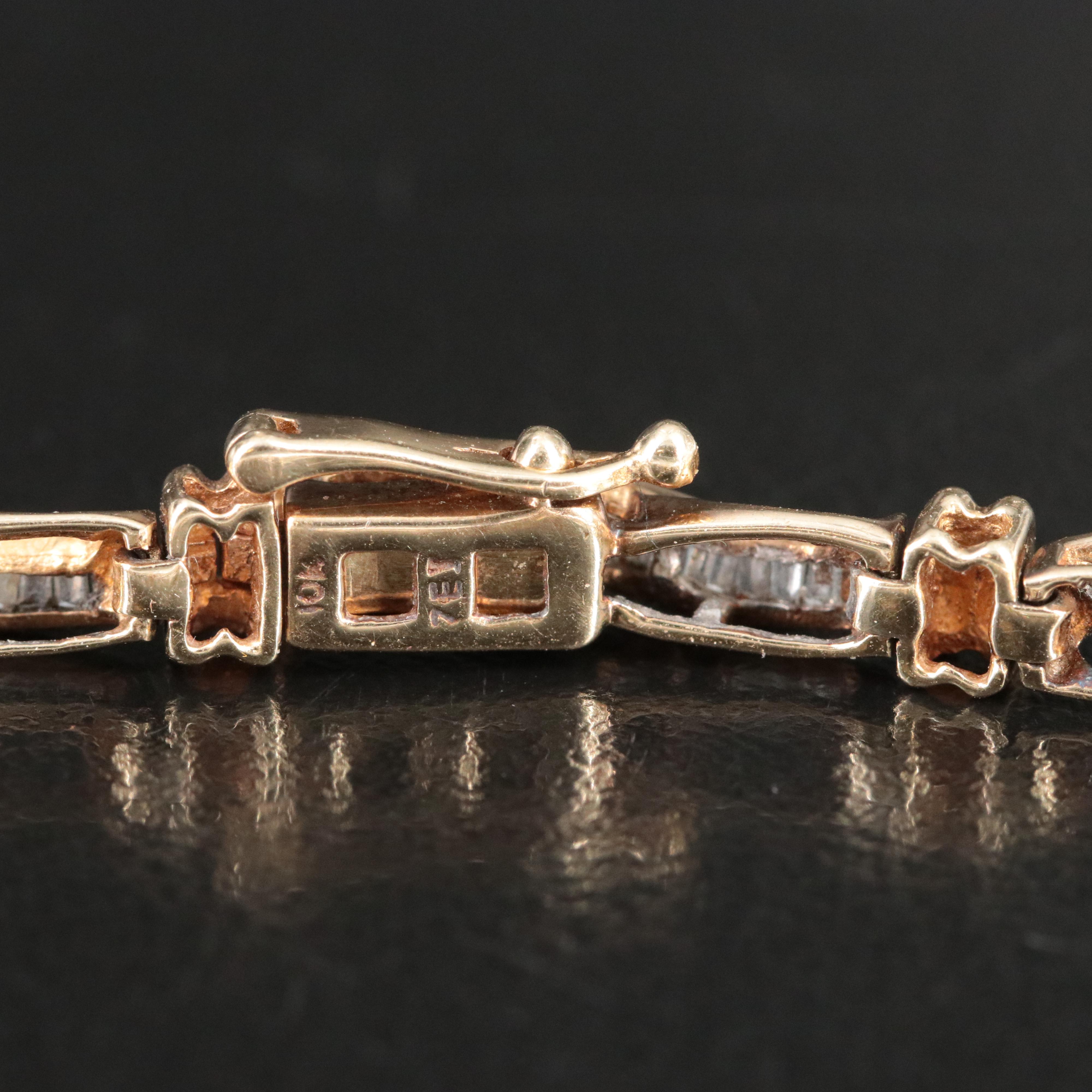 10K 1.25 CTW Diamond Bracelet