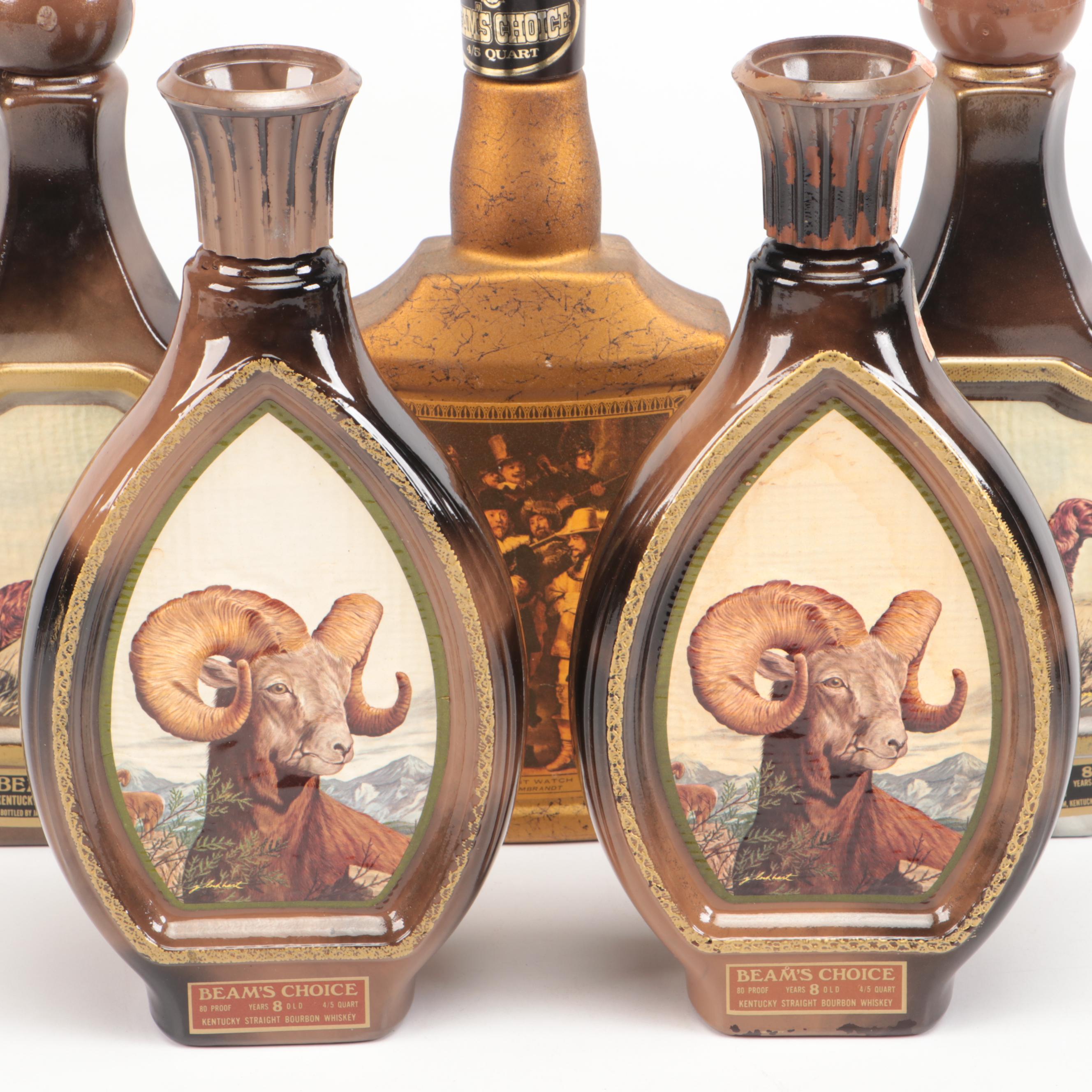 Jim Beam James Lockhart and Other Beam's Choice Decanters