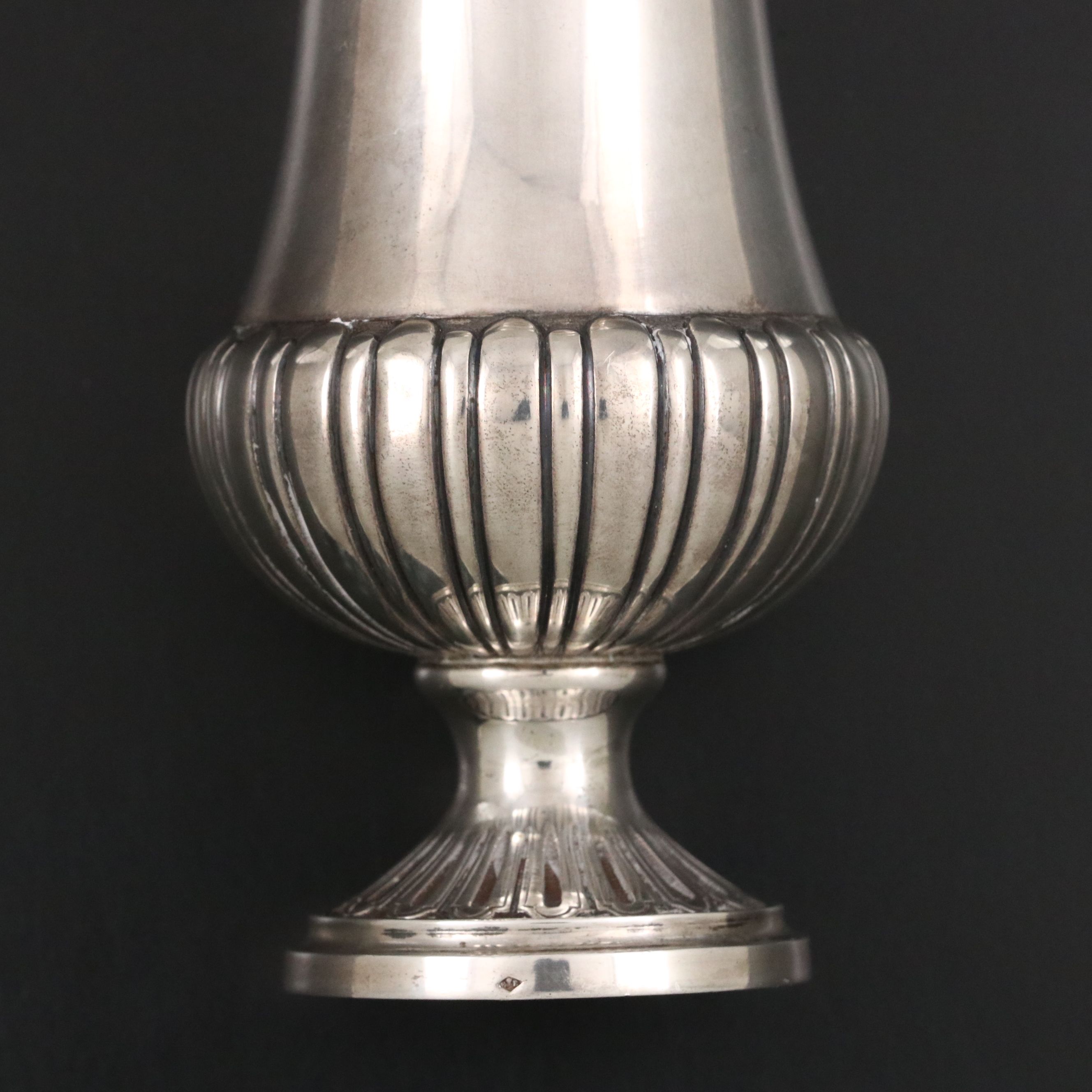 Ernest Eschwege French 800 Silver Muffineer, Late 19th Century