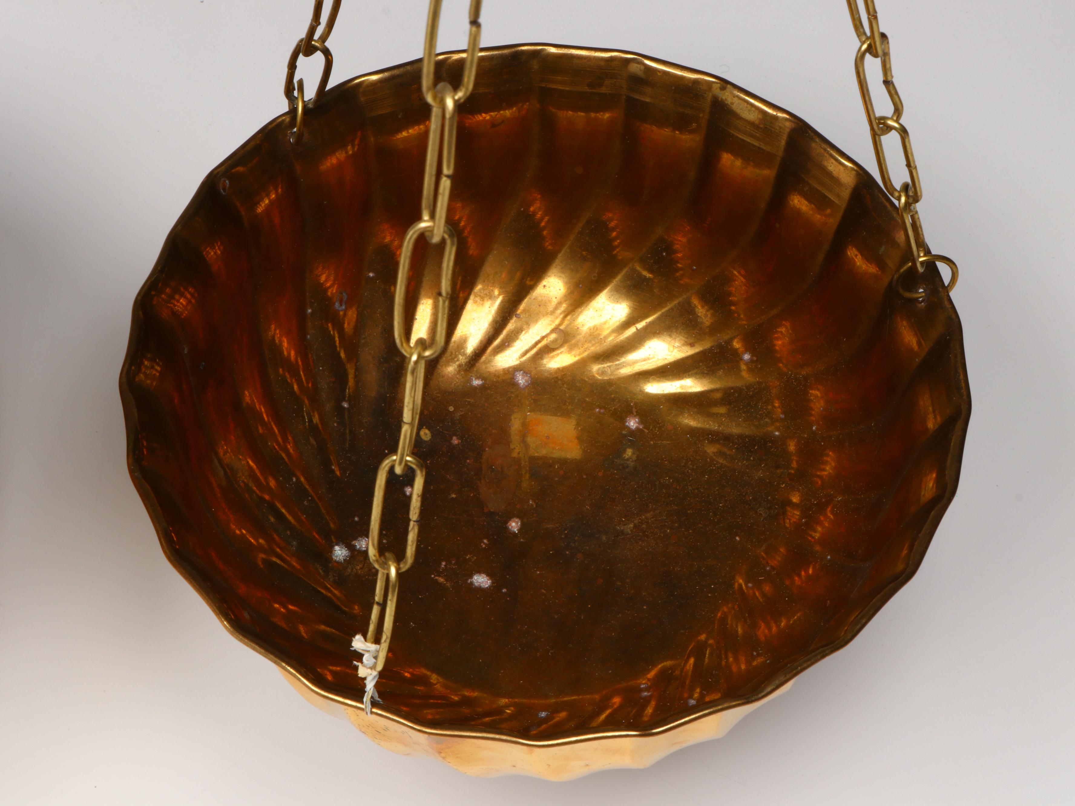 Brass Hanging Planters with Goblets and Cocktail Kingdom Bar Tools