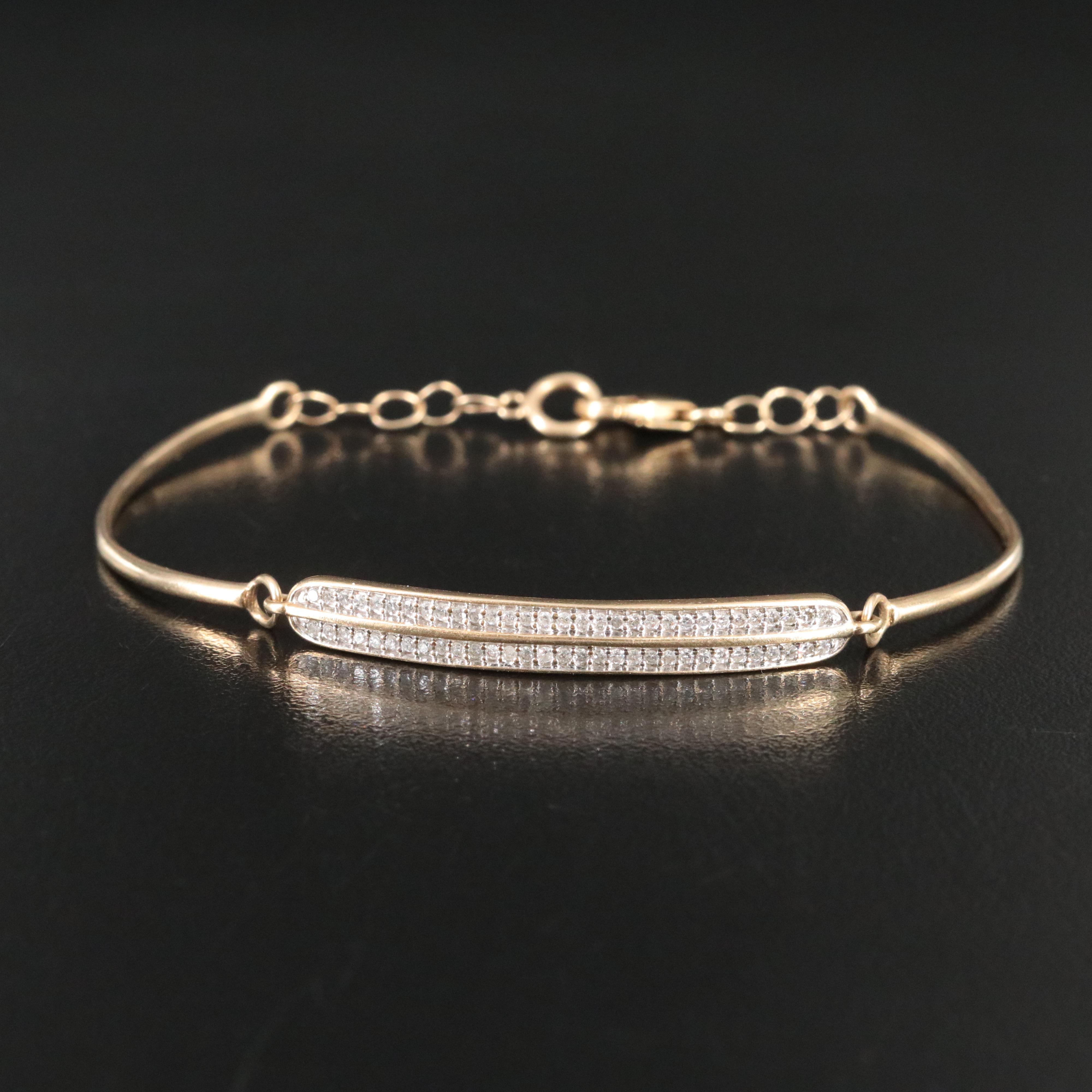 10K 0.33 CTW Diamond Bracelet