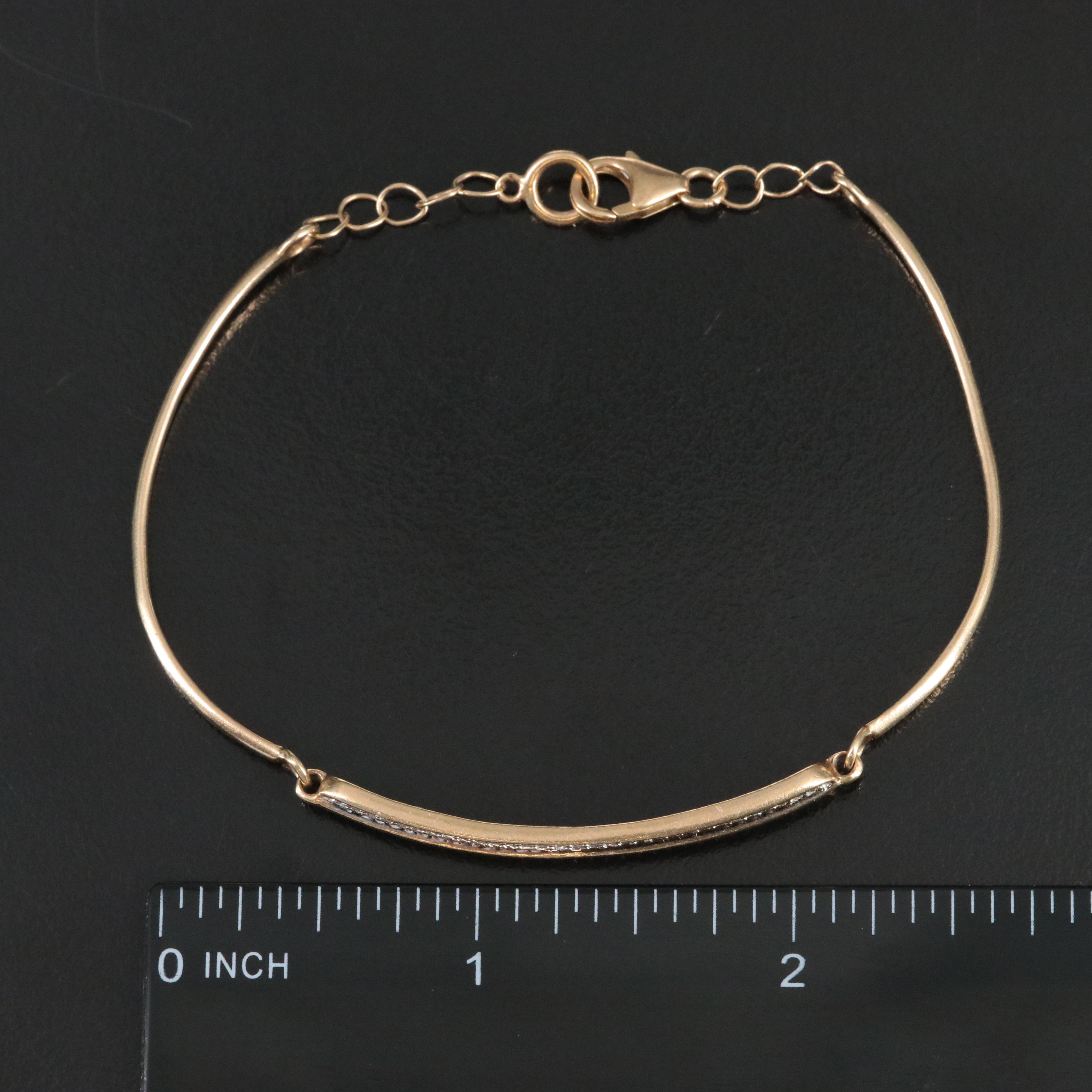10K 0.33 CTW Diamond Bracelet