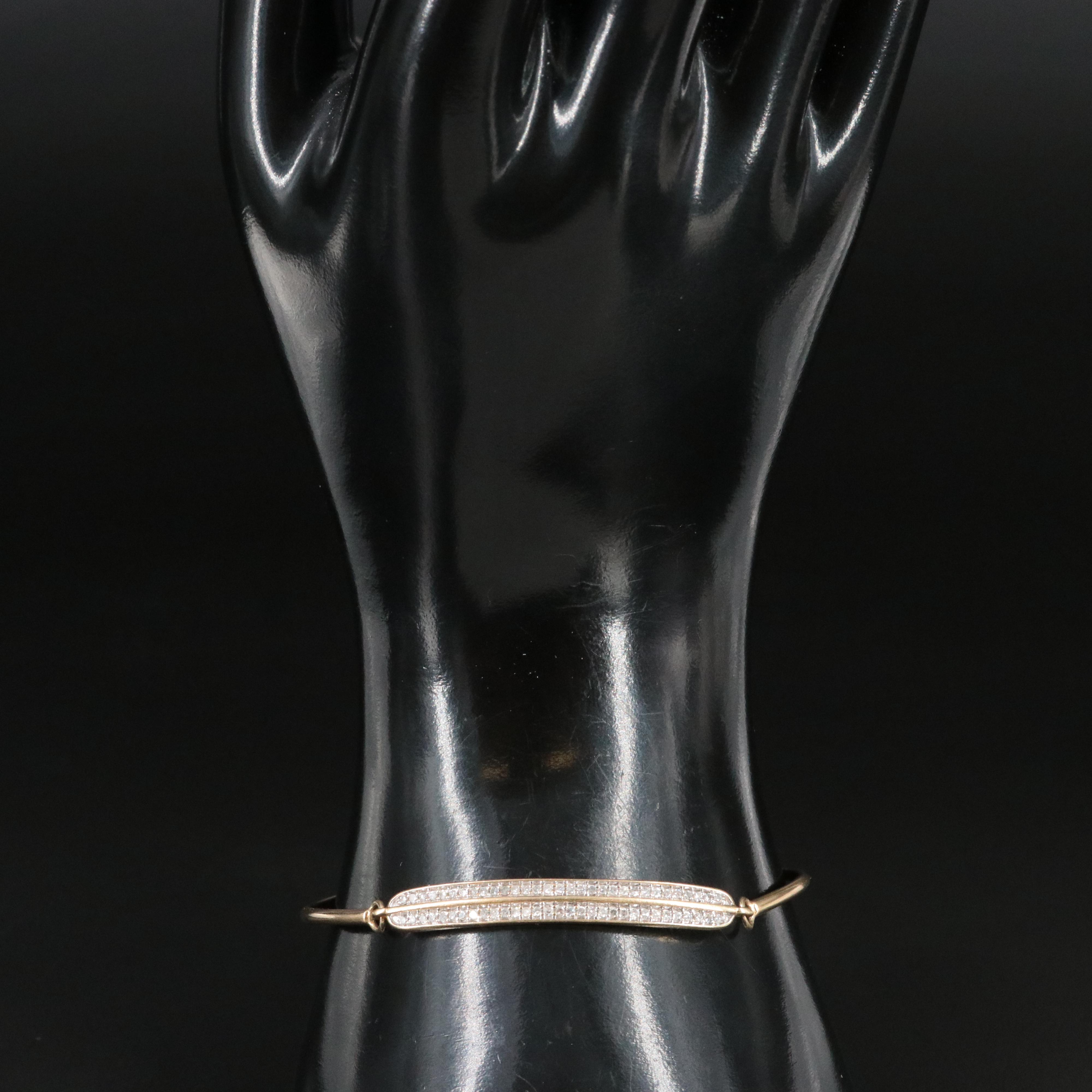 10K 0.33 CTW Diamond Bracelet